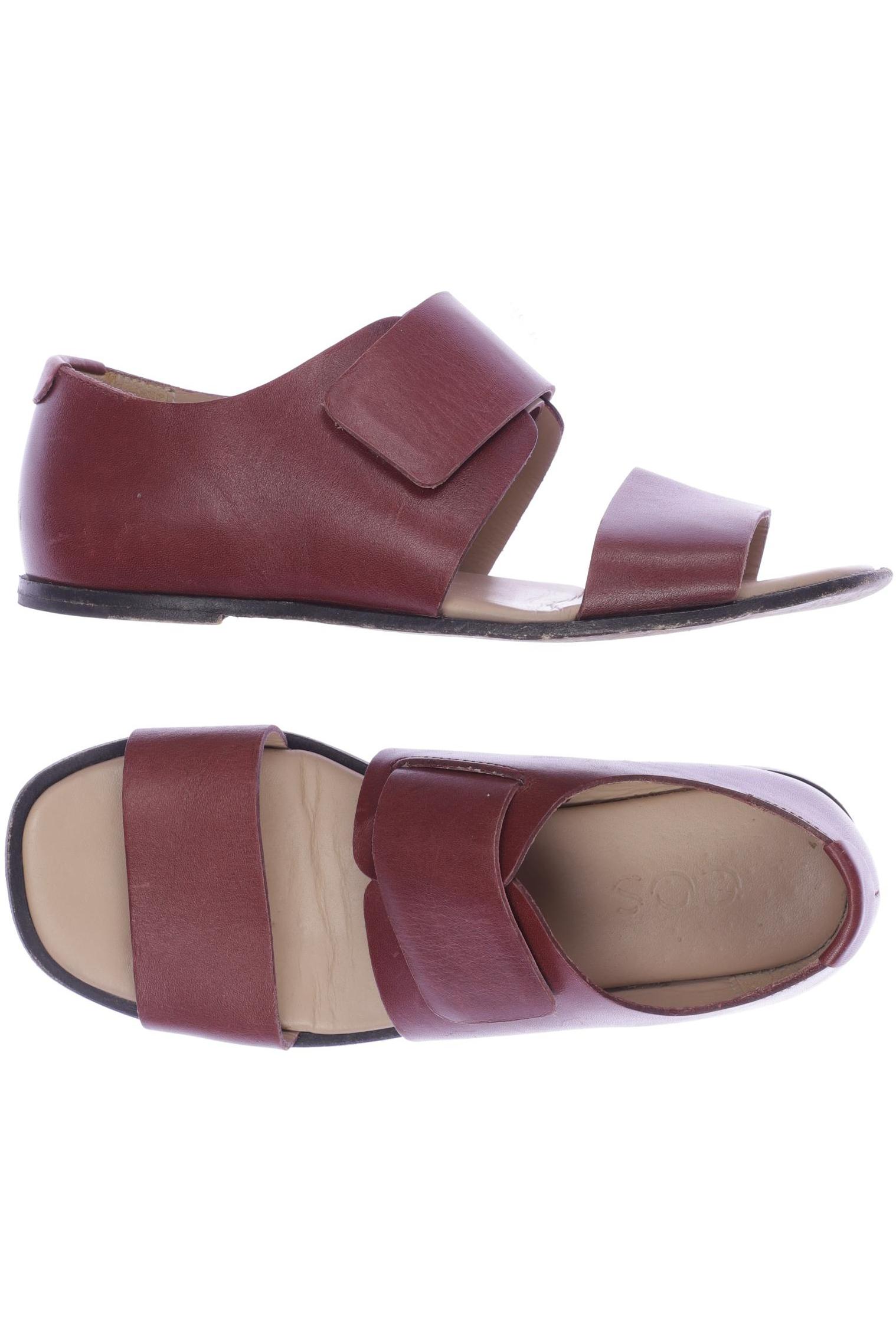 

COS Damen Sandale, bordeaux, Gr. 36