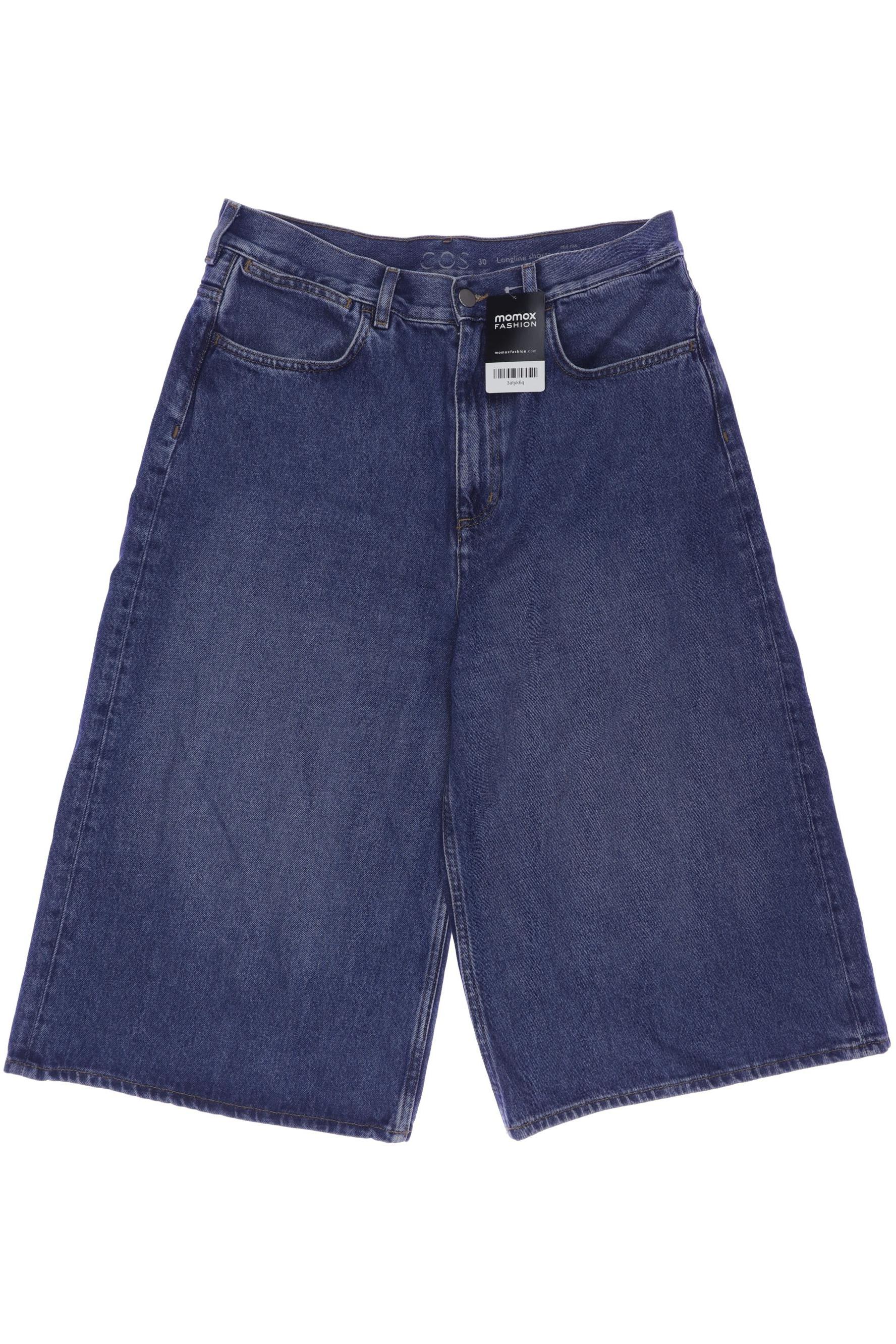 

COS Damen Shorts, marineblau, Gr. 40