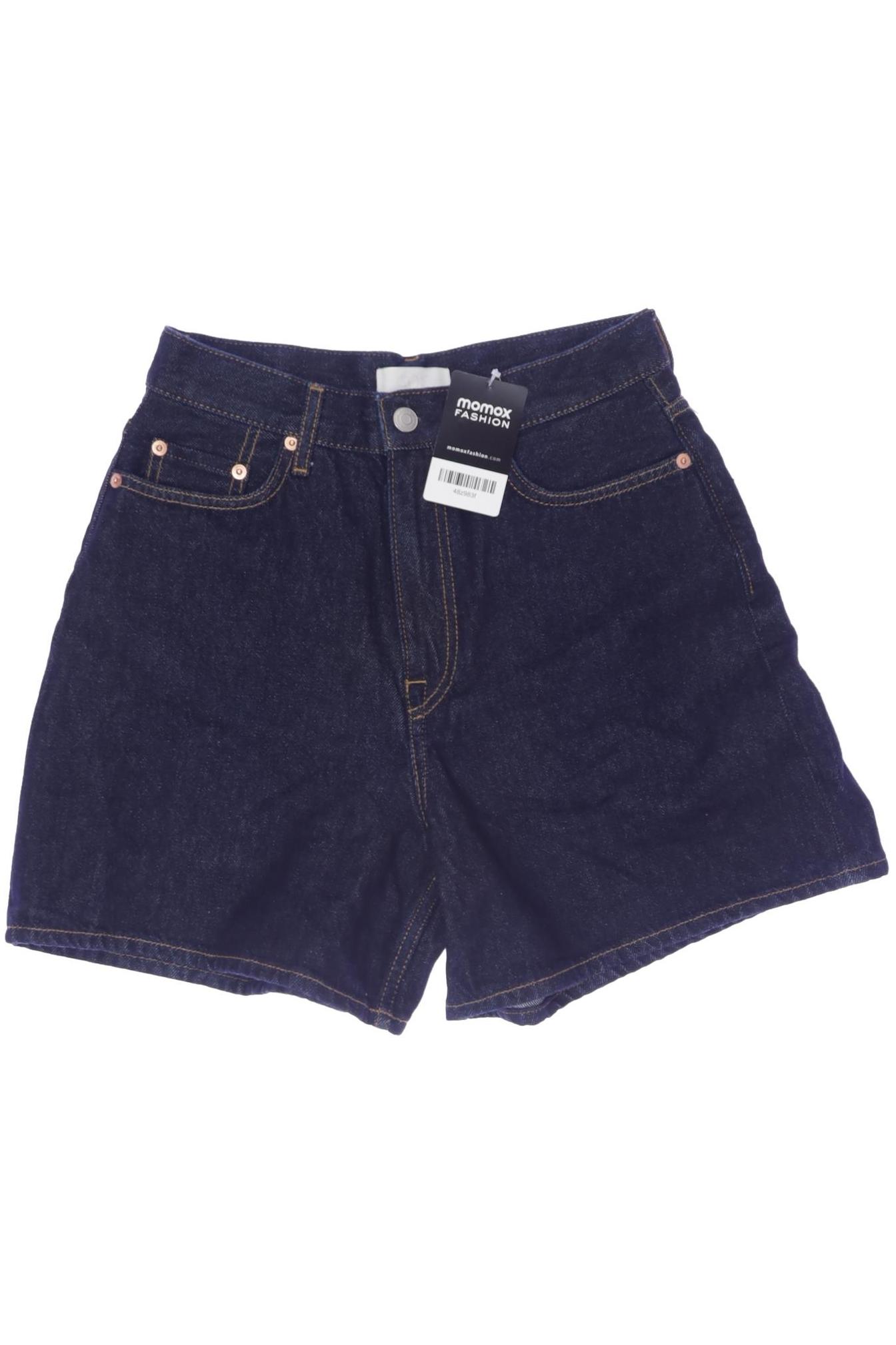 

COS Damen Shorts, marineblau, Gr. 26
