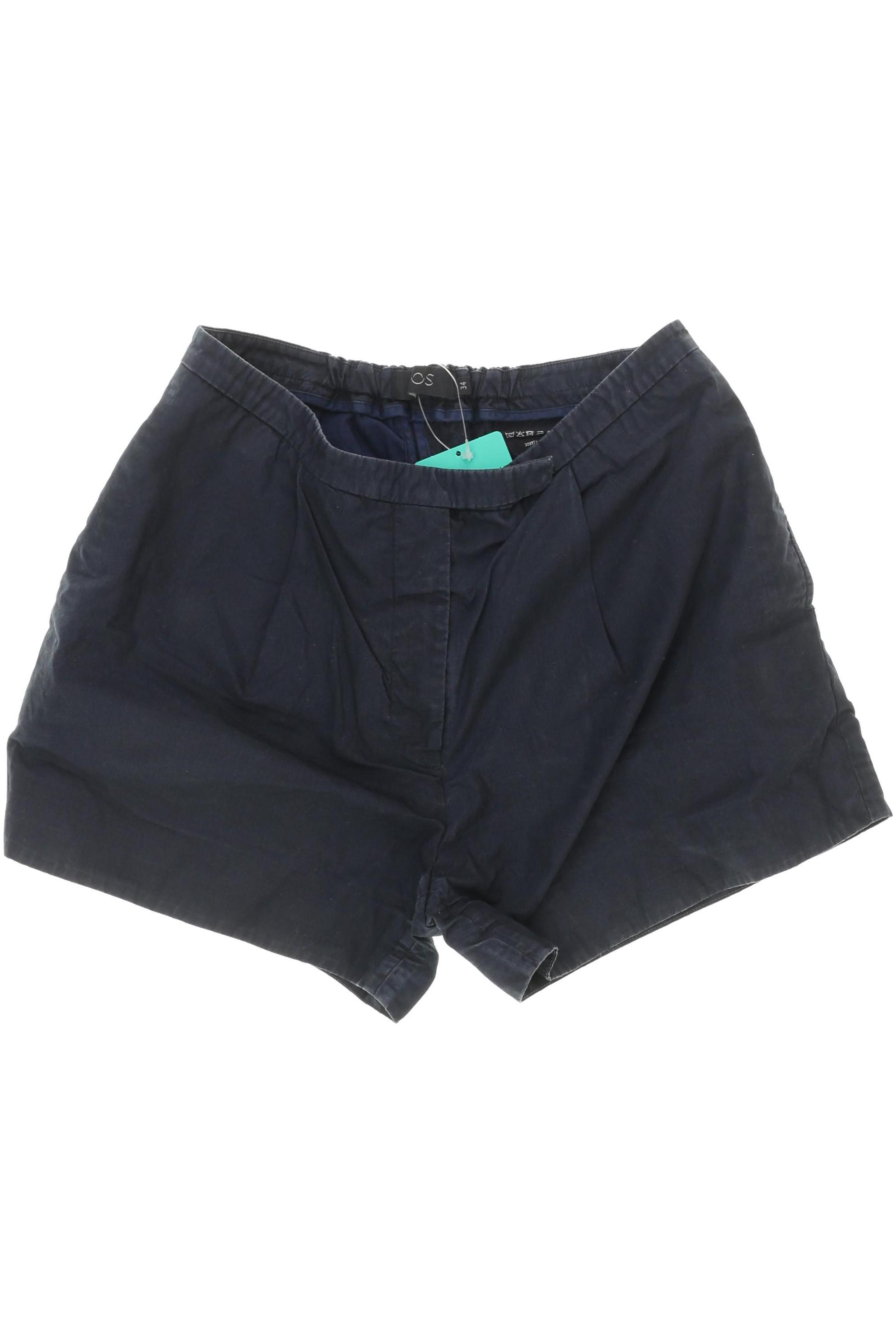 

COS Damen Shorts, marineblau, Gr. 34