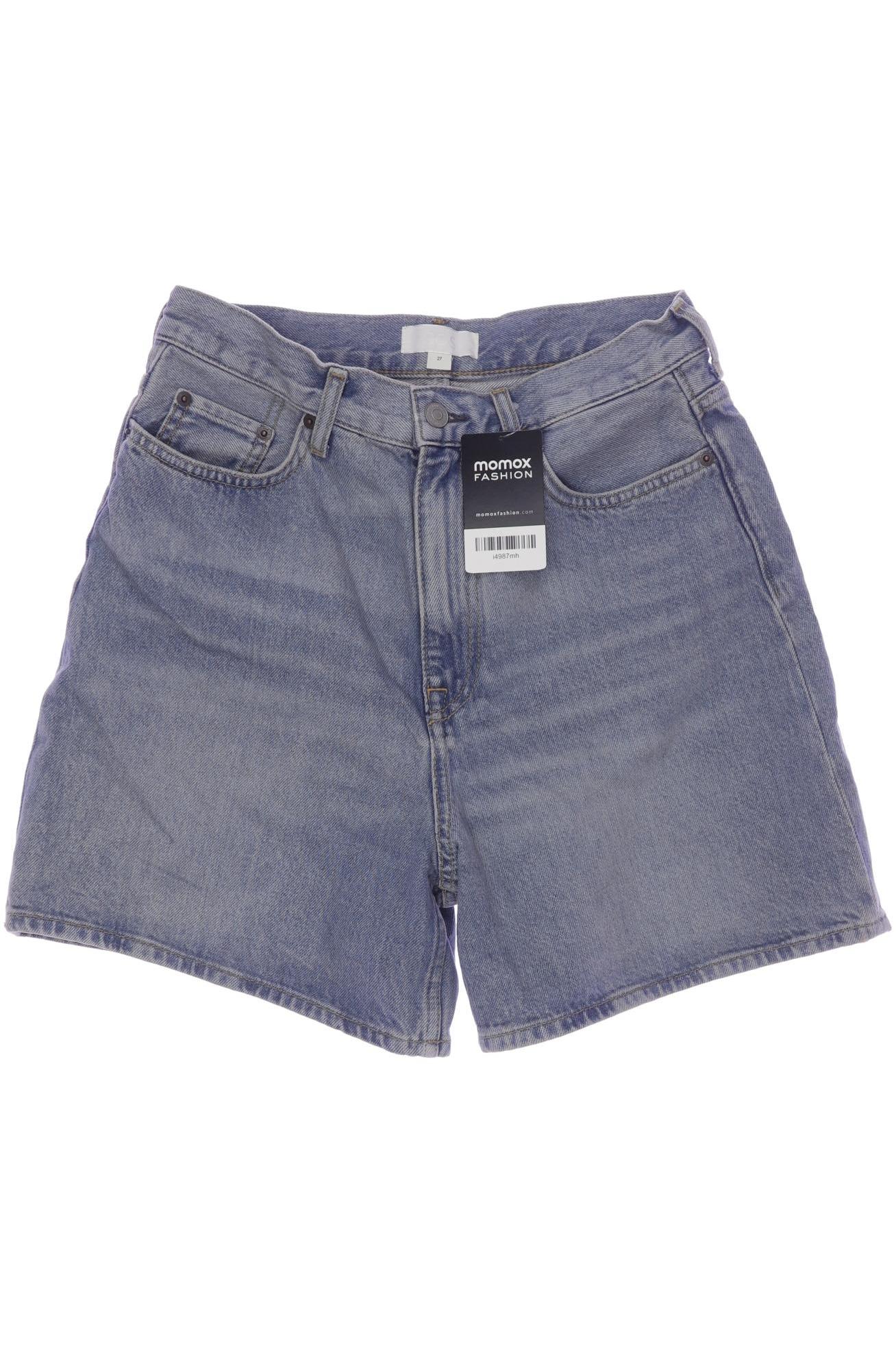 

COS Damen Shorts, blau, Gr. 27