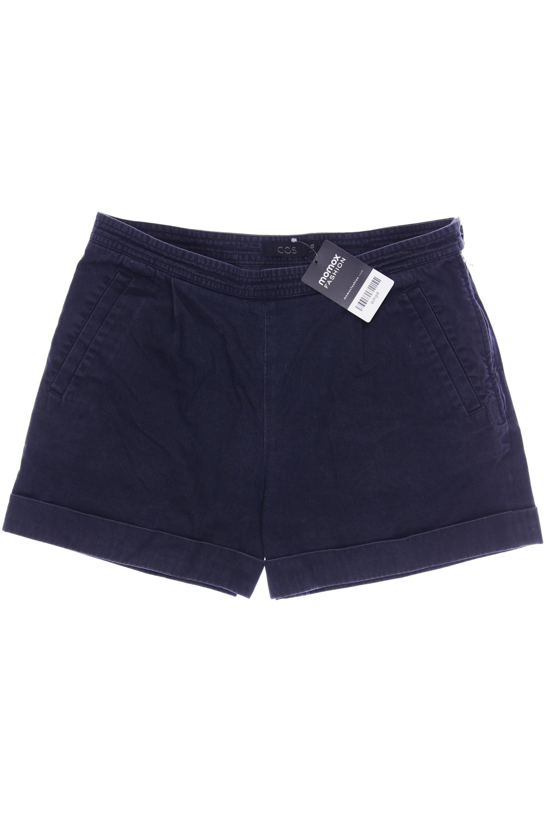 

COS Damen Shorts, marineblau, Gr. 38