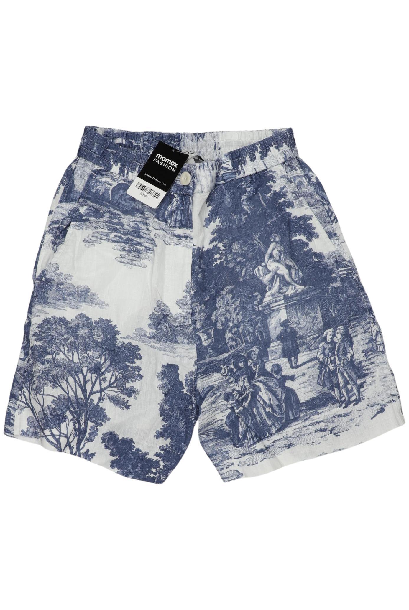 

COS Damen Shorts, marineblau, Gr. 34