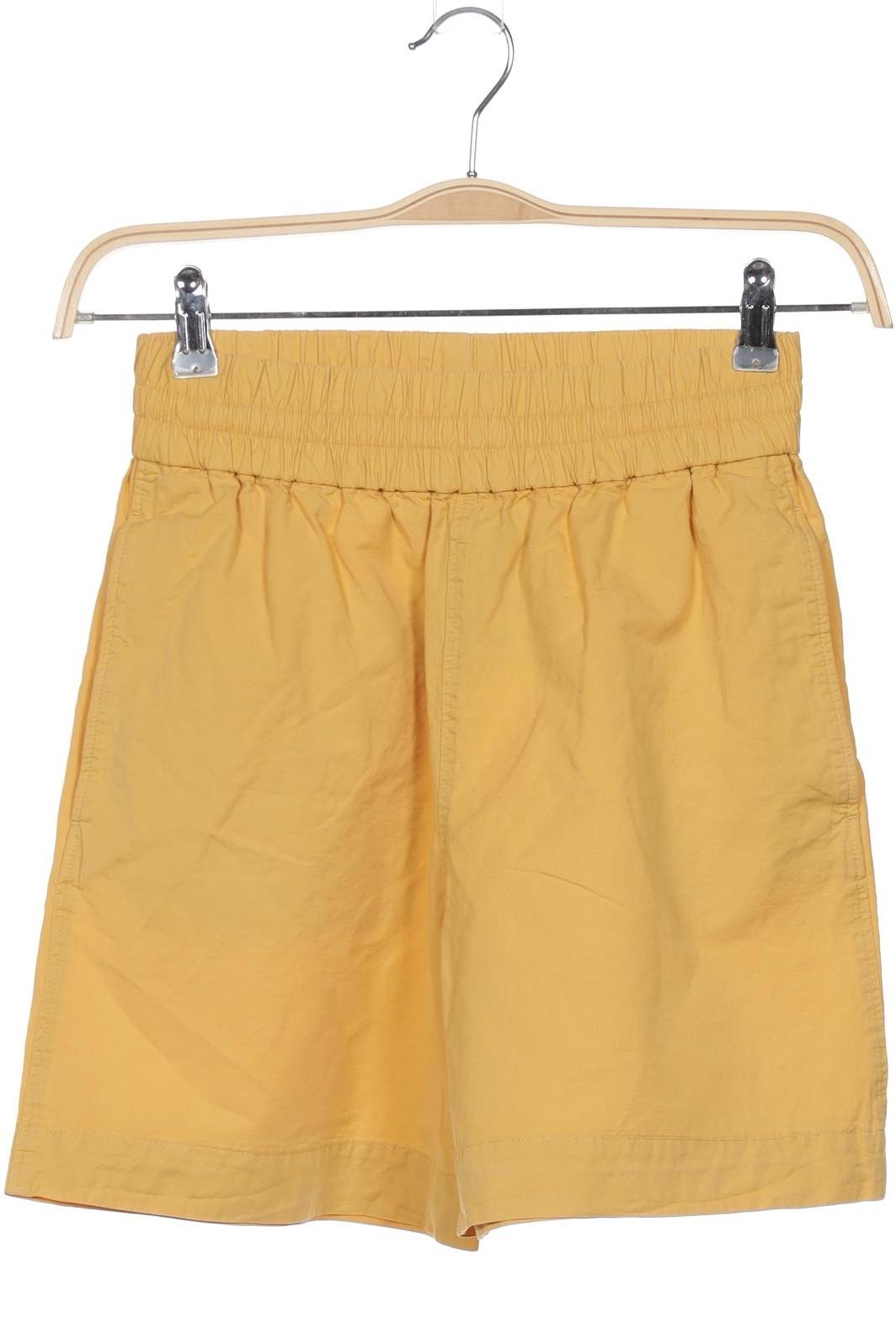 

COS Damen Shorts, gelb, Gr. 34