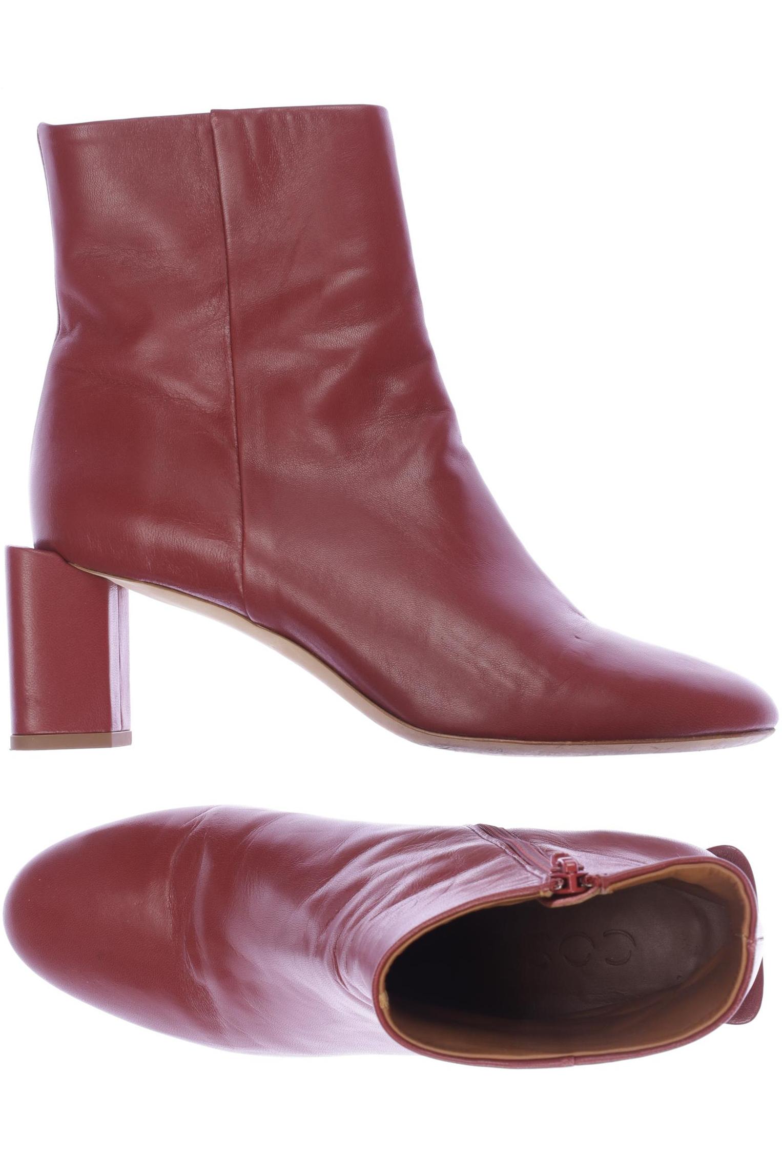 

COS Damen Stiefelette, rot, Gr. 39