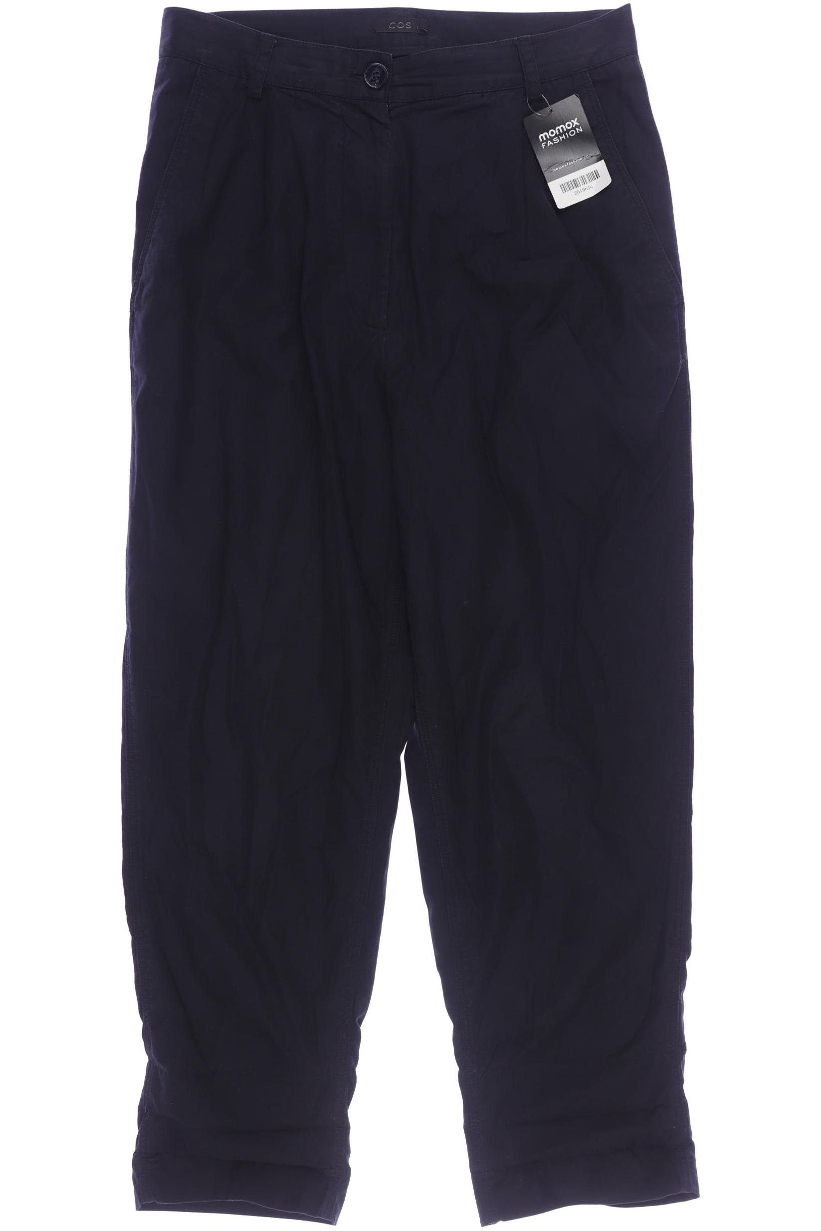 

COS Damen Stoffhose, marineblau, Gr. 40