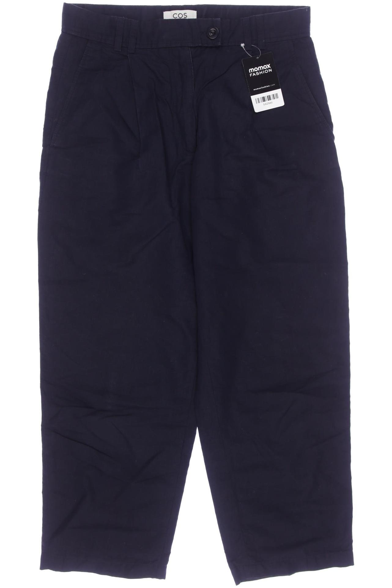 

COS Damen Stoffhose, marineblau, Gr. 36