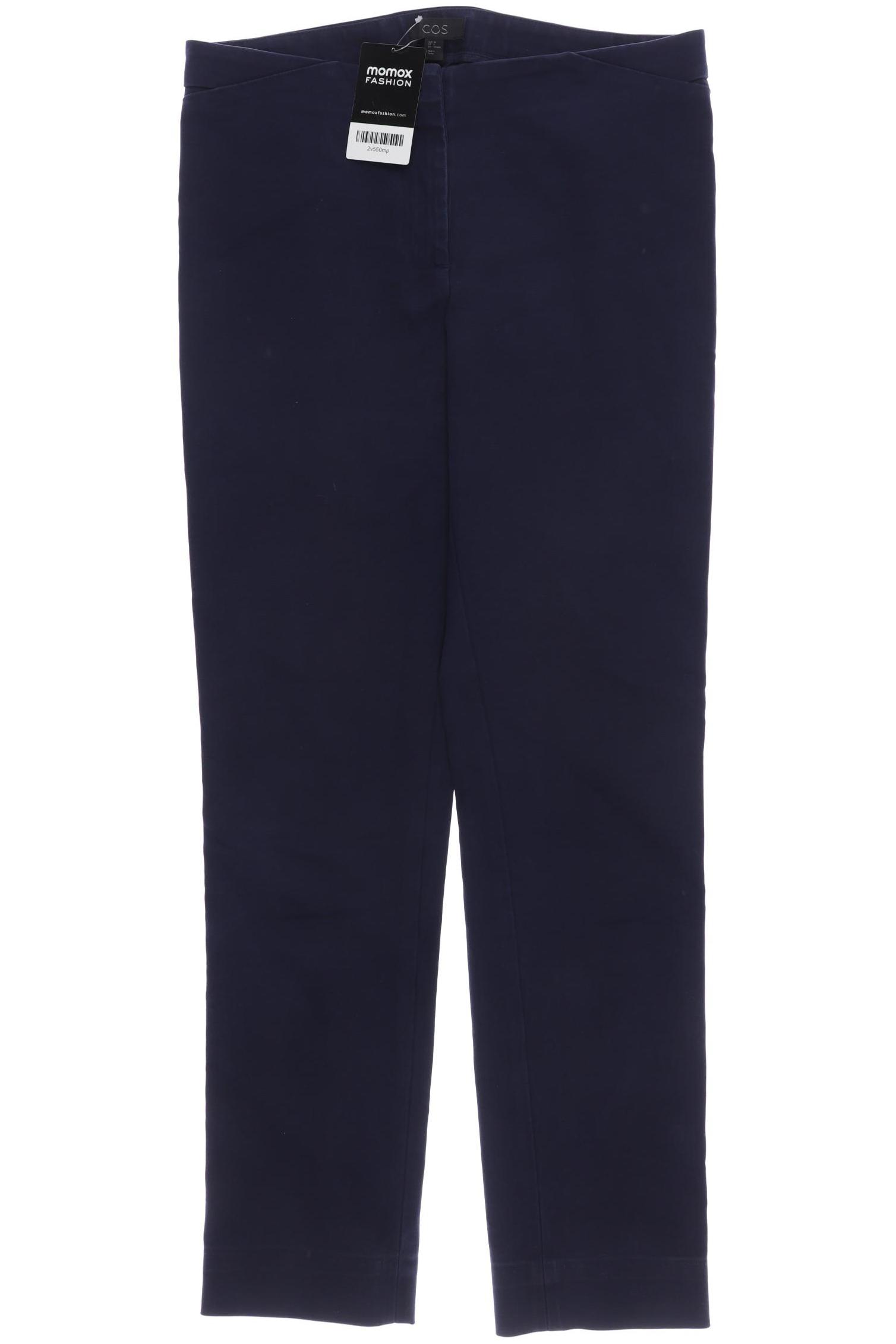 

COS Damen Stoffhose, marineblau, Gr. 36