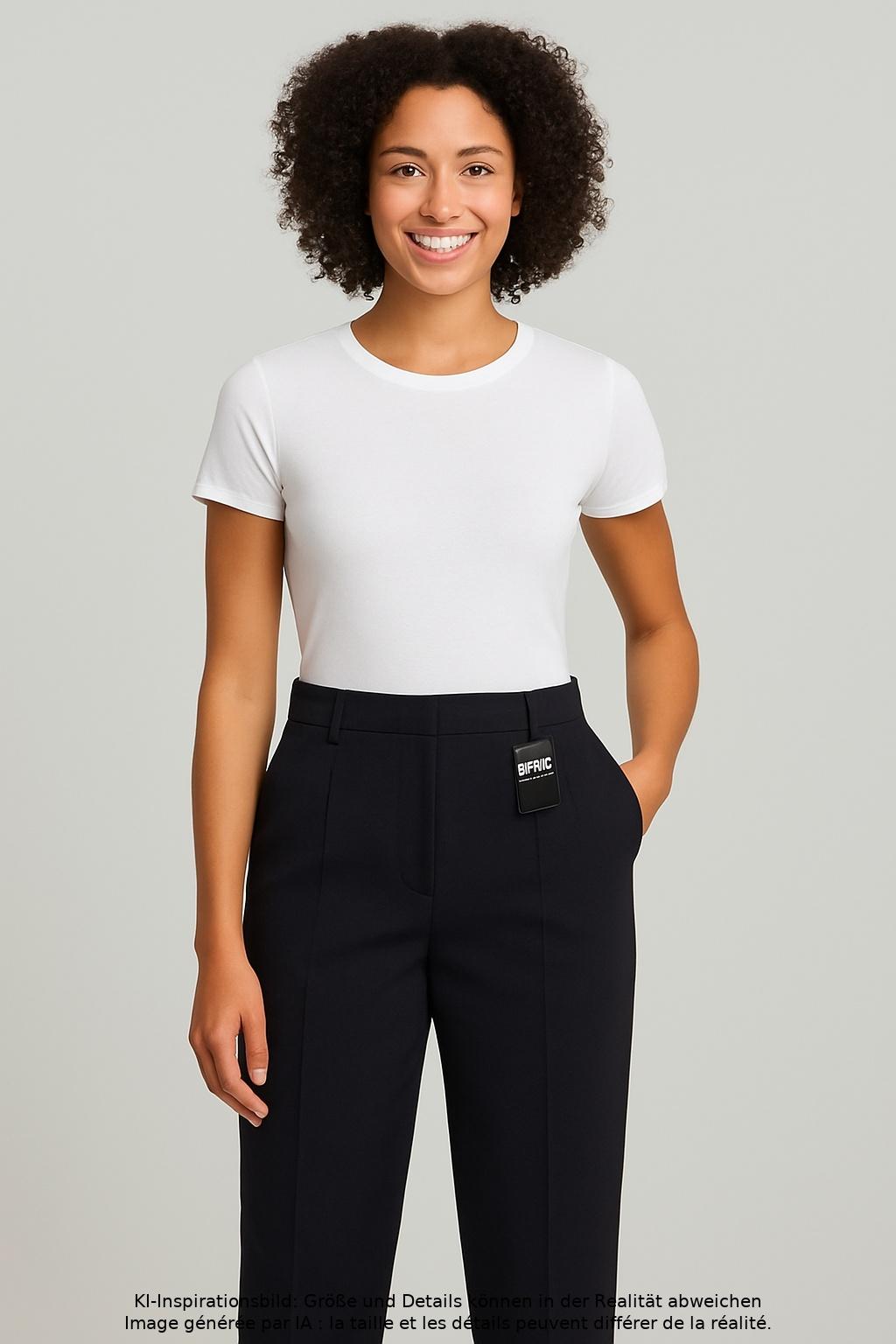 

COS Damen Stoffhose, marineblau, Gr. 36