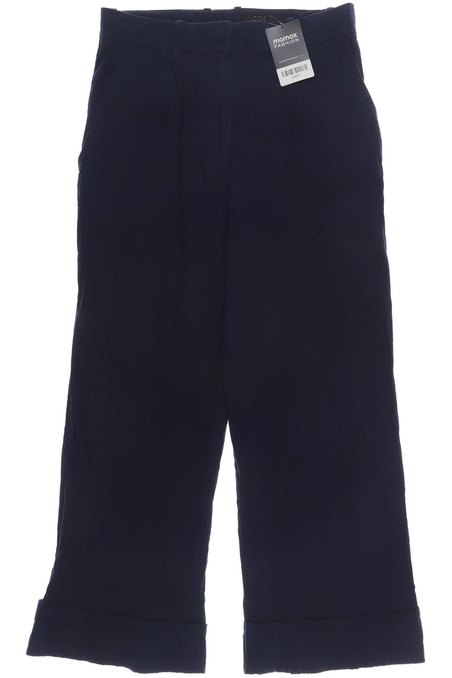 

COS Damen Stoffhose, marineblau, Gr. 36