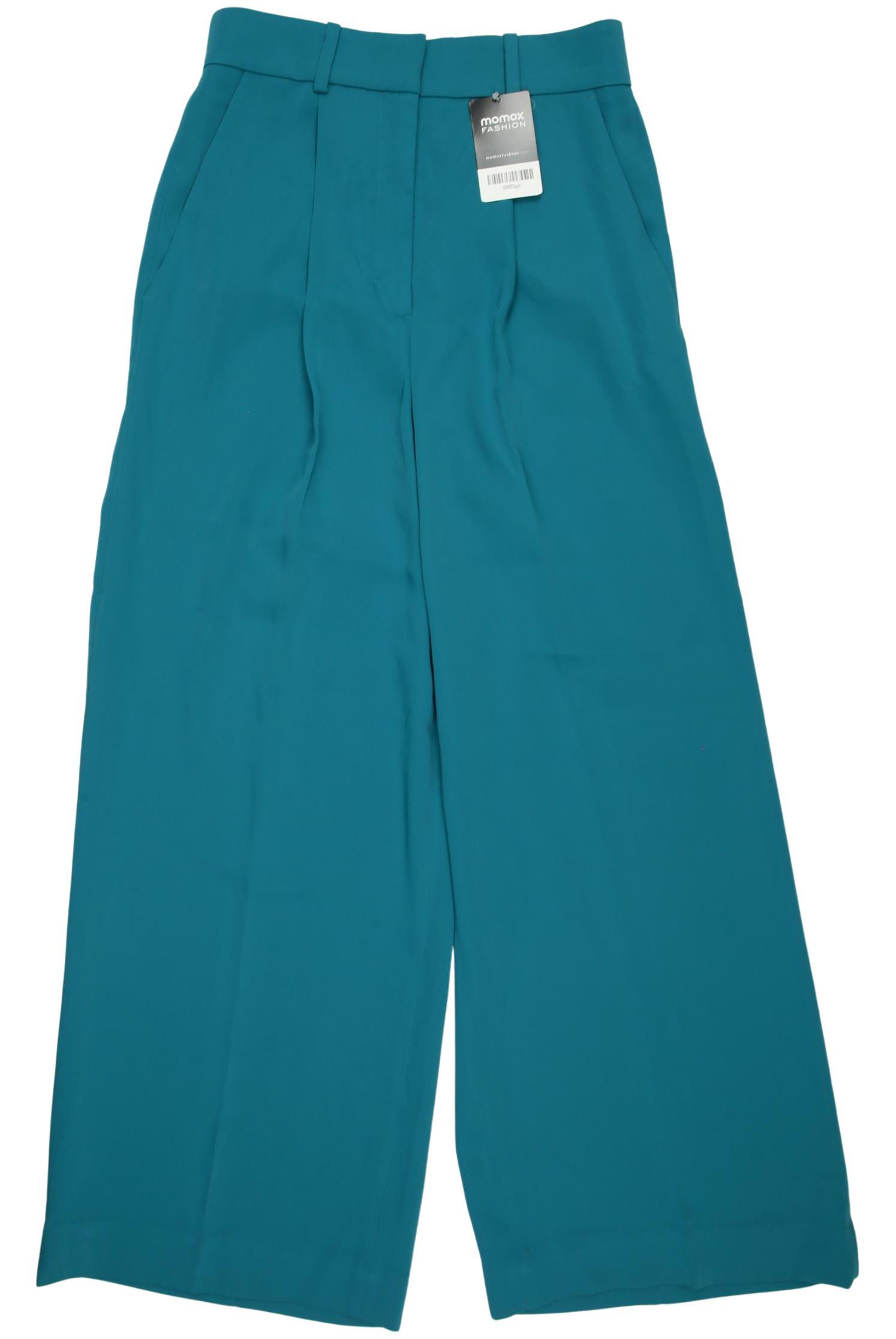 

COS Damen Stoffhose, türkis, Gr. 36