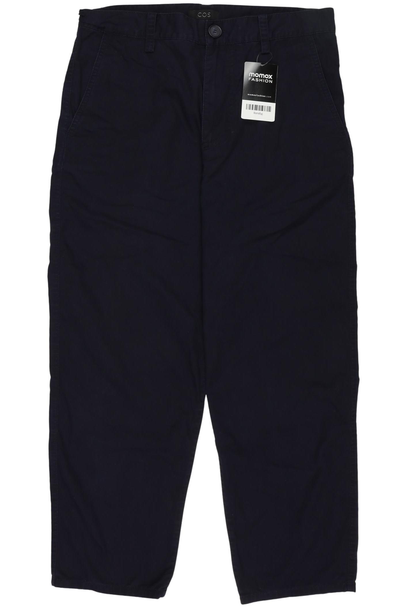 

COS Damen Stoffhose, marineblau, Gr. 36