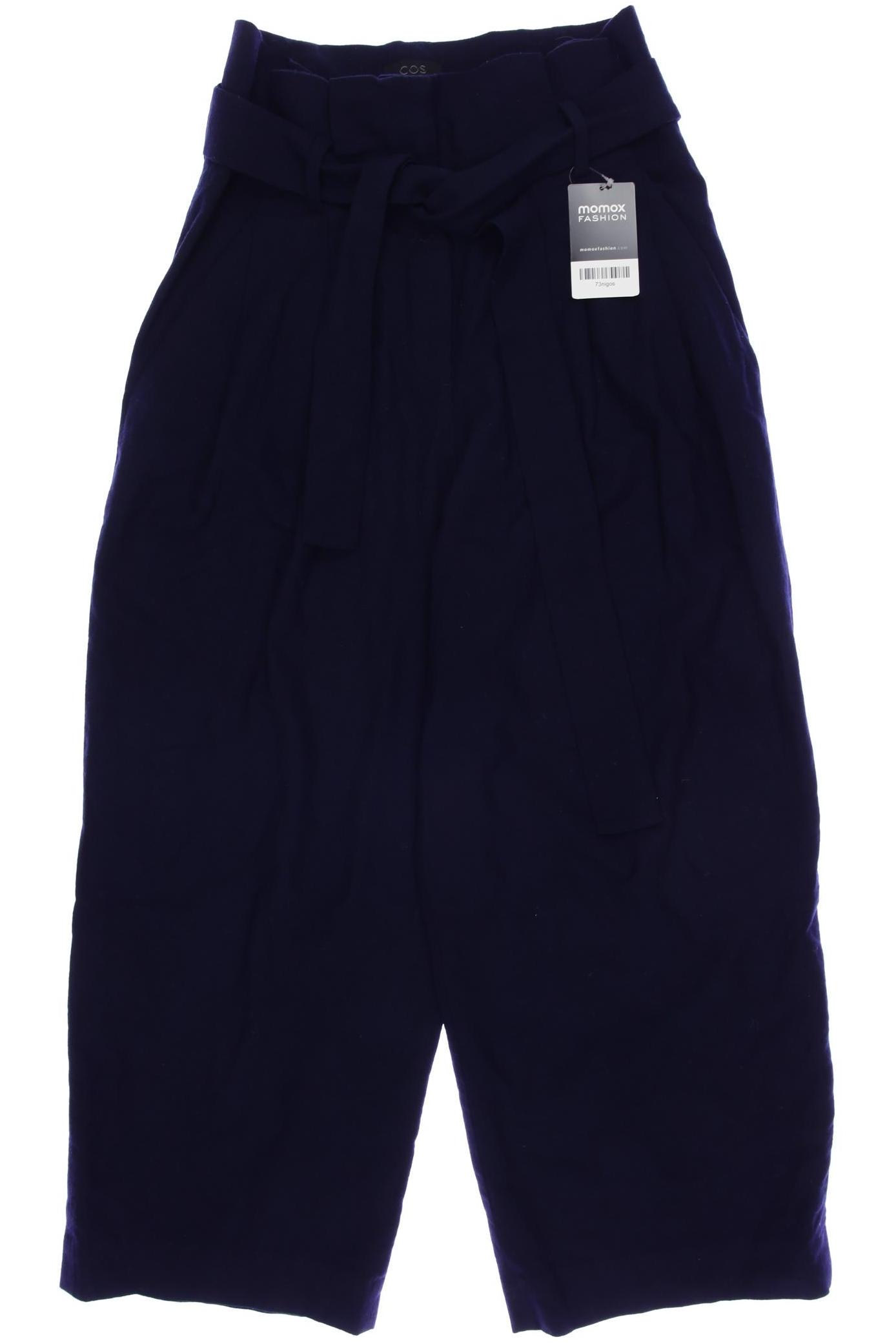 

COS Damen Stoffhose, marineblau, Gr. 38