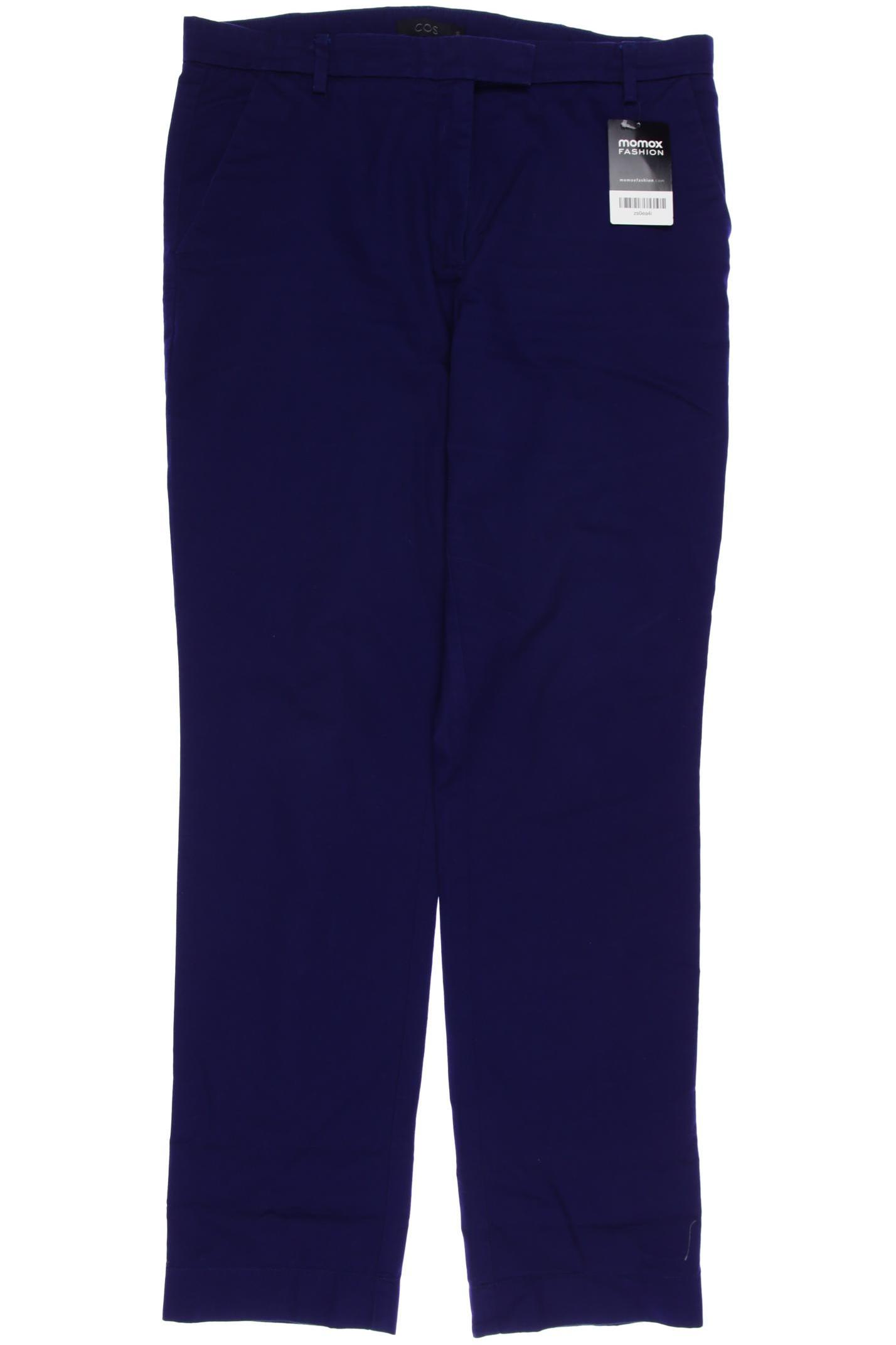 

COS Damen Stoffhose, marineblau, Gr. 38