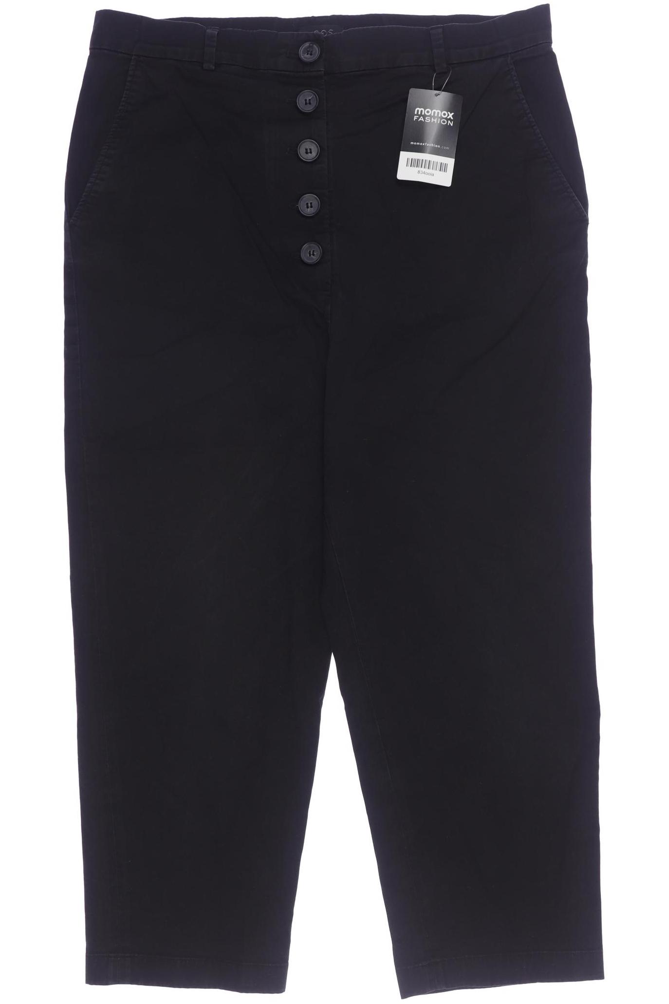

COS Damen Stoffhose, schwarz, Gr. 38