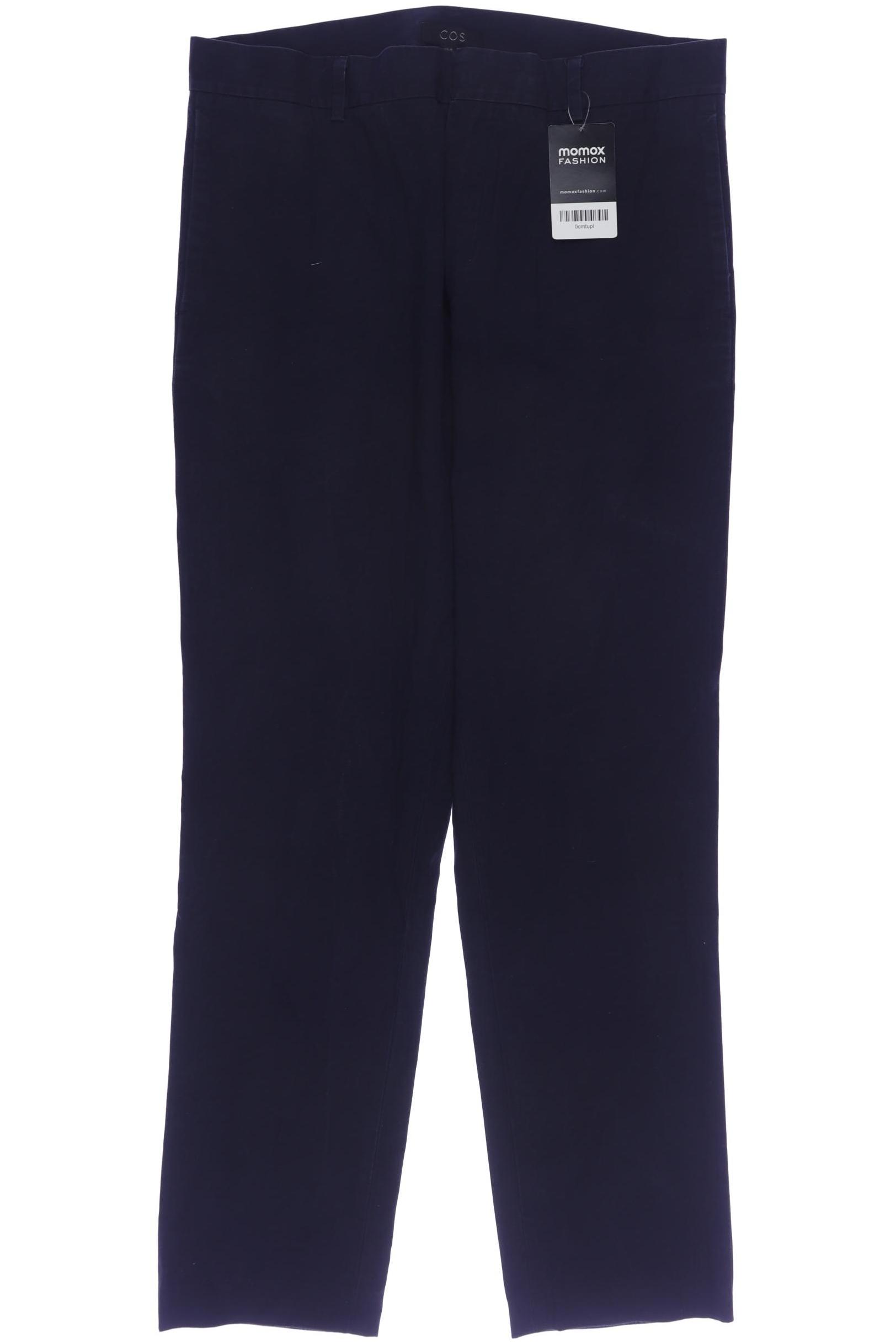 

COS Damen Stoffhose, marineblau, Gr. 48