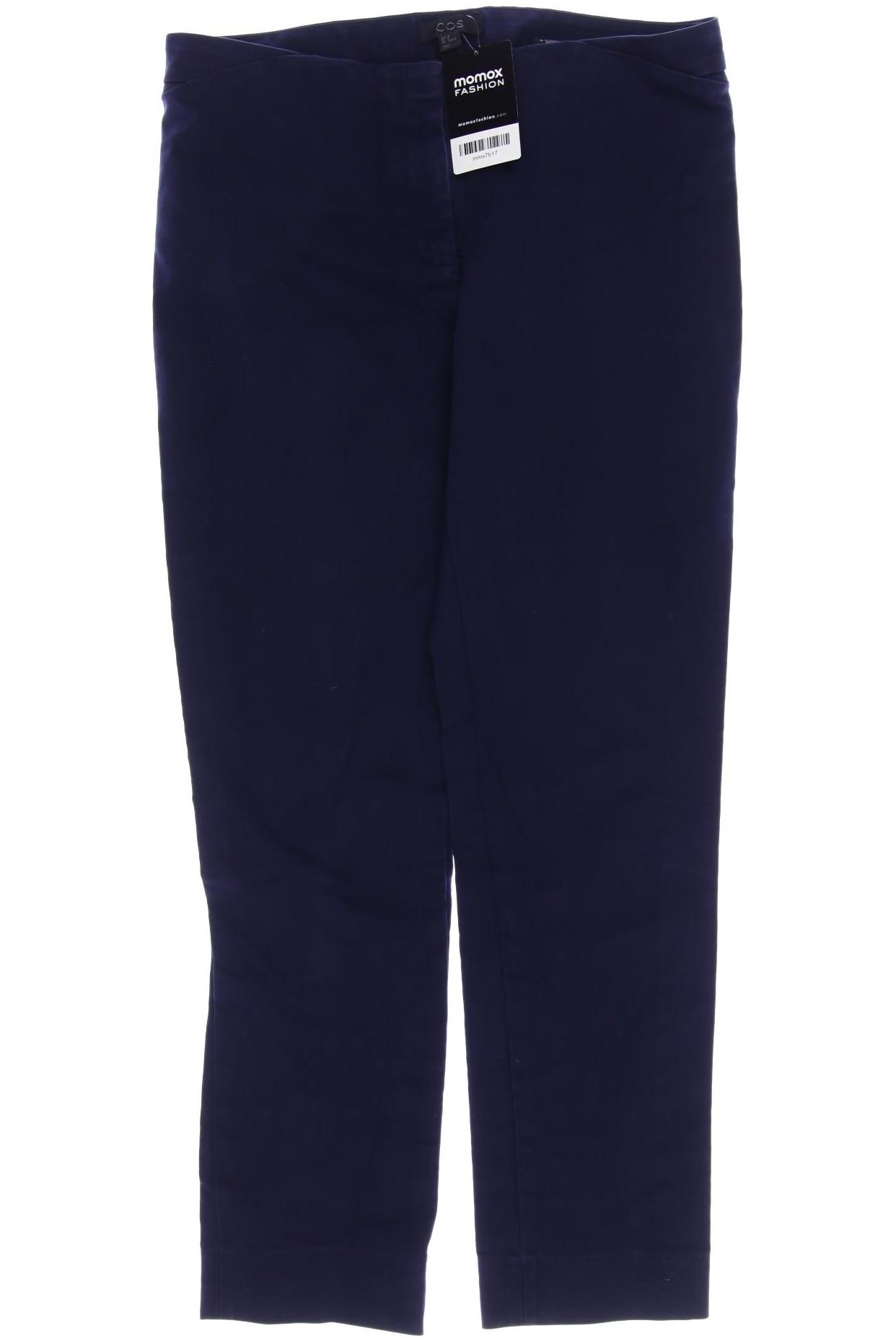 

COS Damen Stoffhose, marineblau, Gr. 38