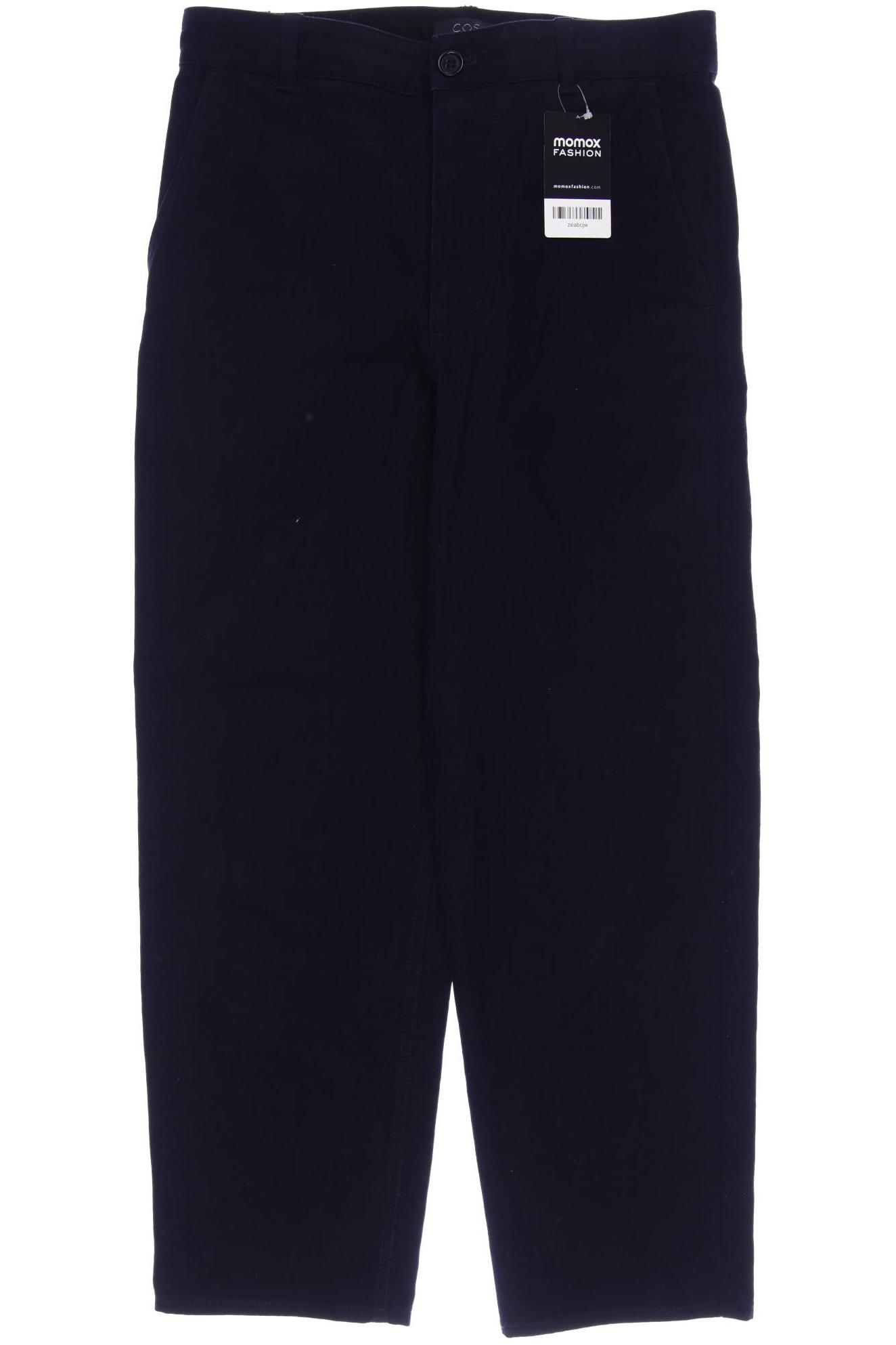 

COS Damen Stoffhose, marineblau, Gr. 34