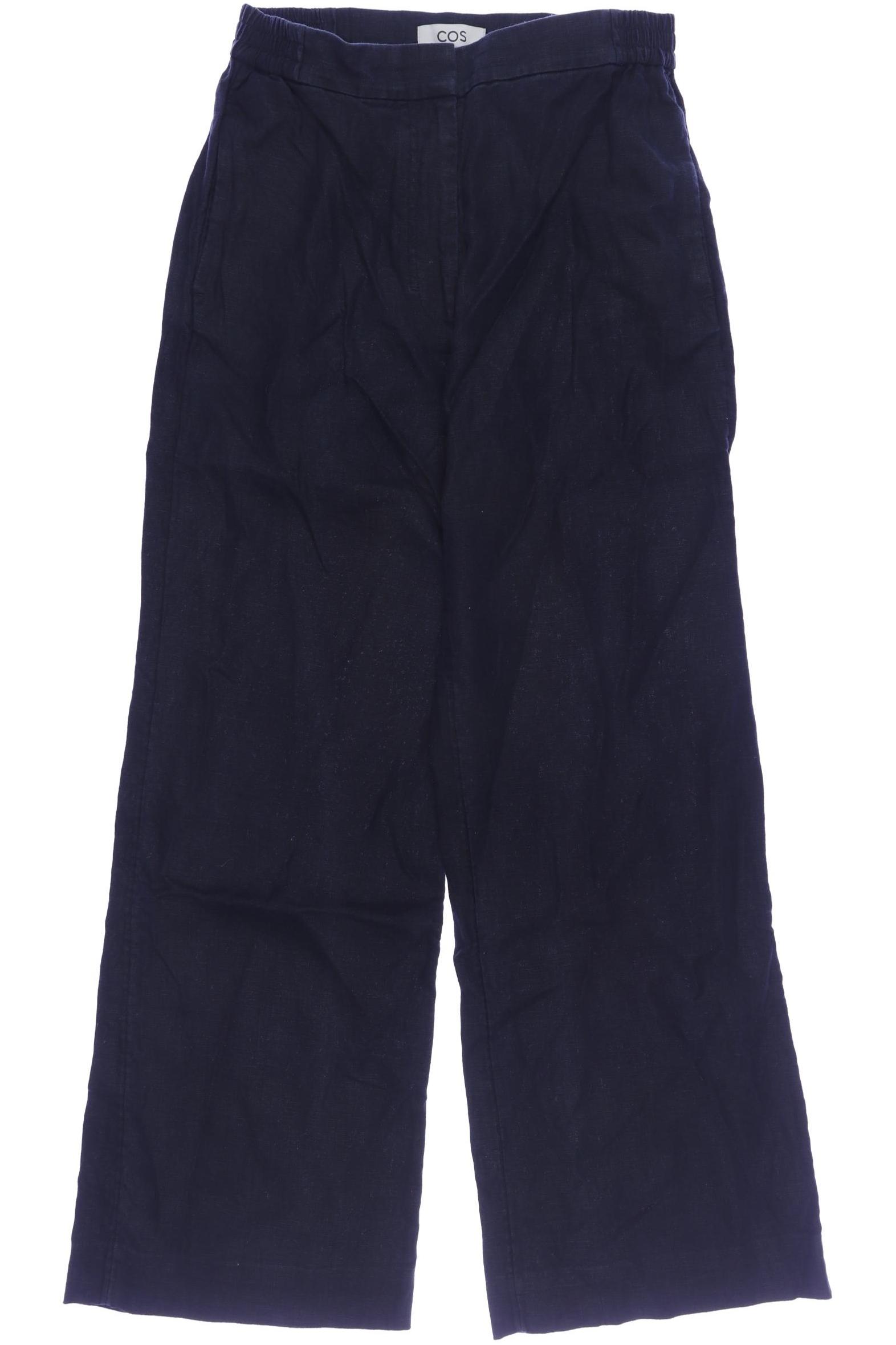 

COS Damen Stoffhose, marineblau, Gr. 34