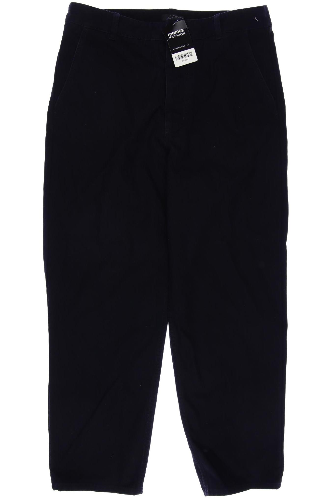 

COS Damen Stoffhose, marineblau, Gr. 38