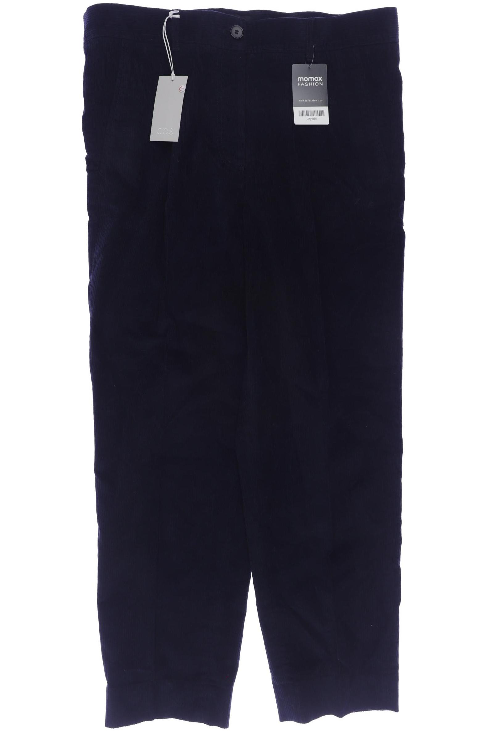 

COS Damen Stoffhose, marineblau, Gr. 42