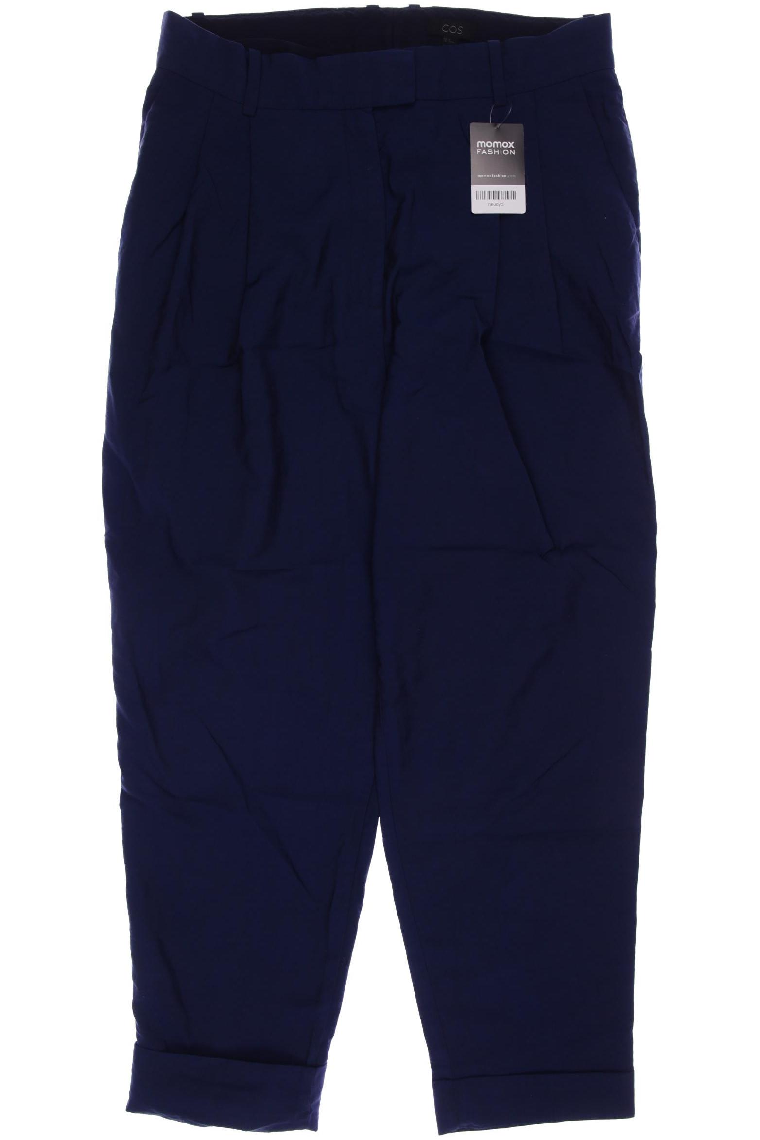 

COS Damen Stoffhose, marineblau, Gr. 44