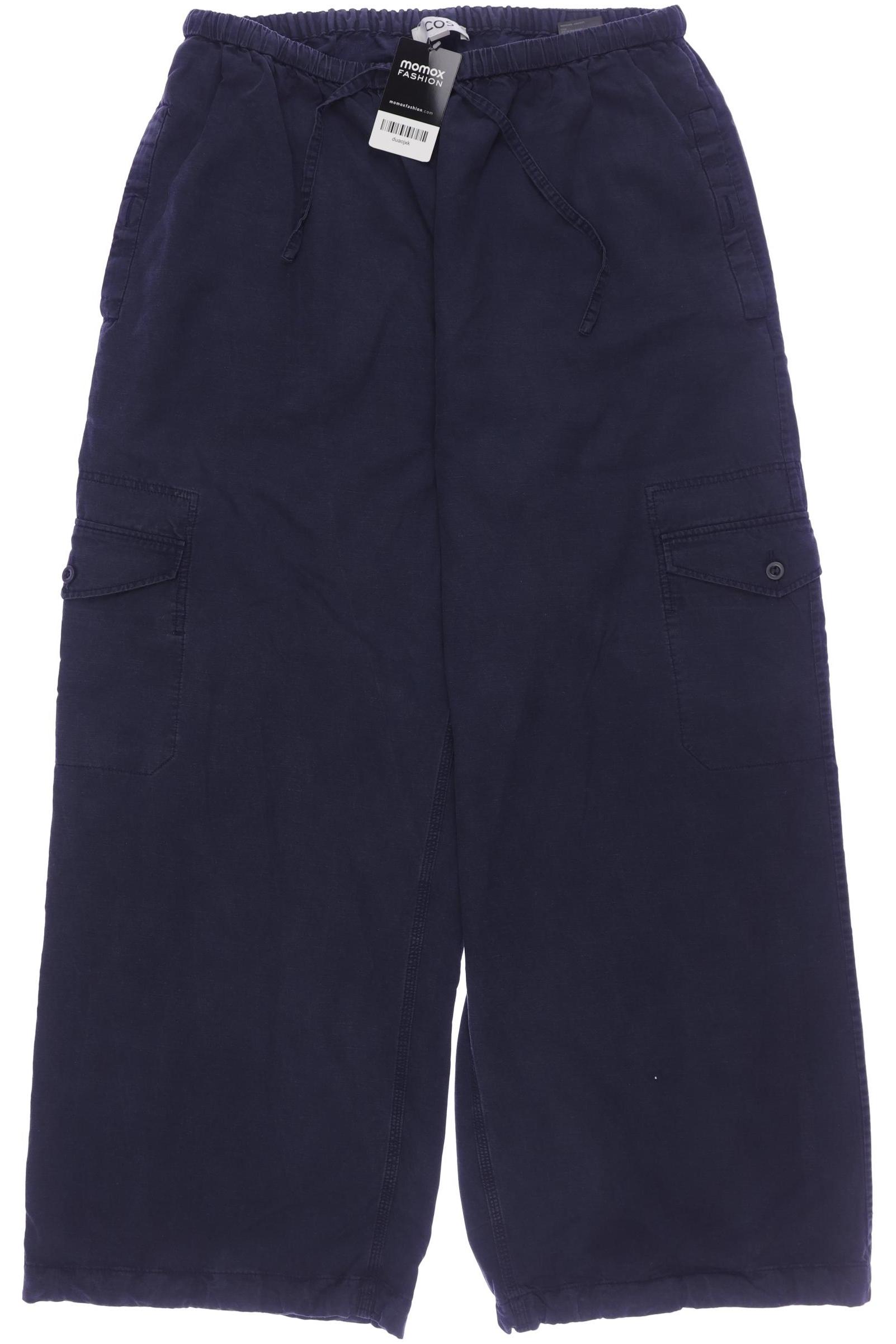 

COS Damen Stoffhose, marineblau, Gr. 0