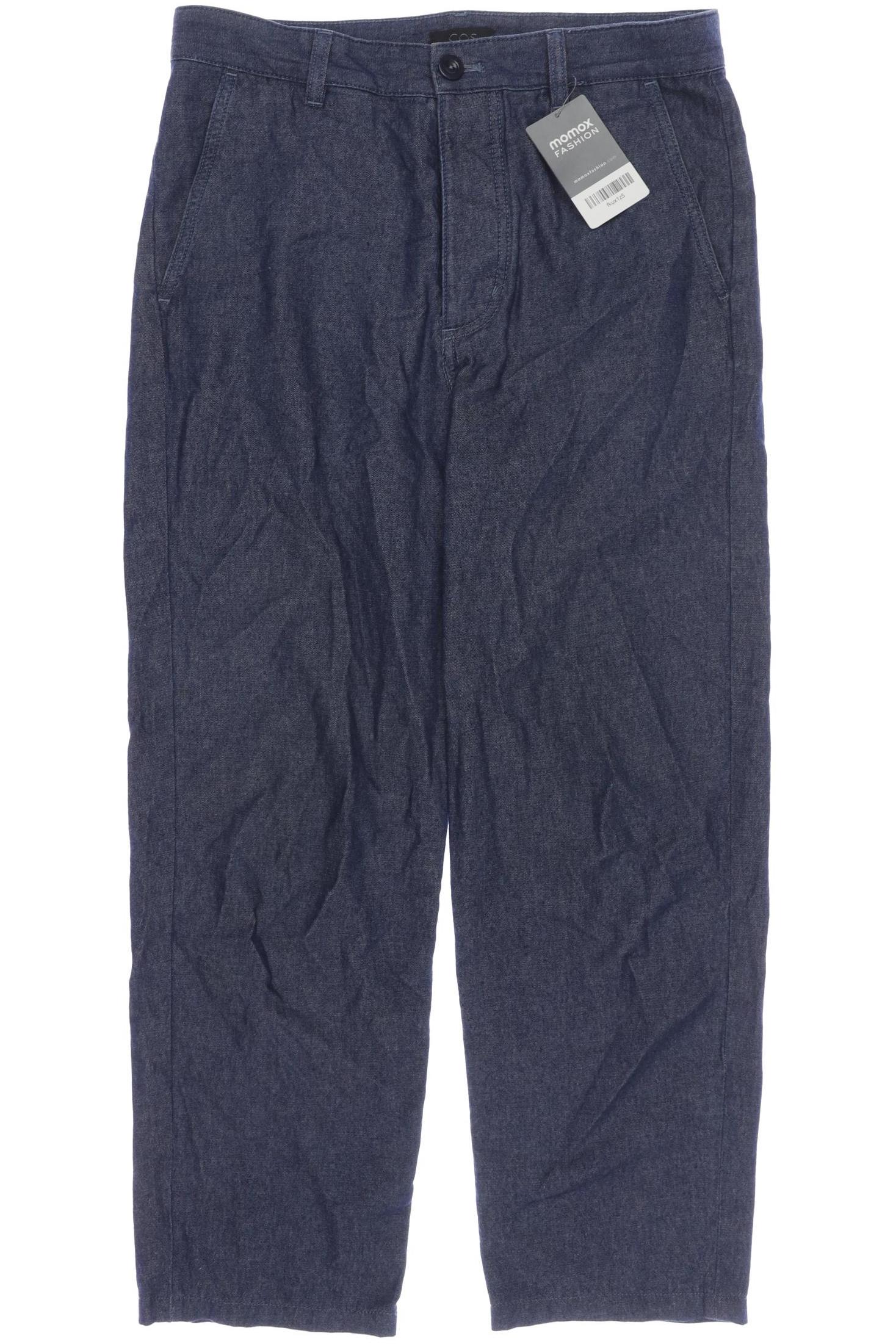 

COS Damen Stoffhose, marineblau, Gr. 34