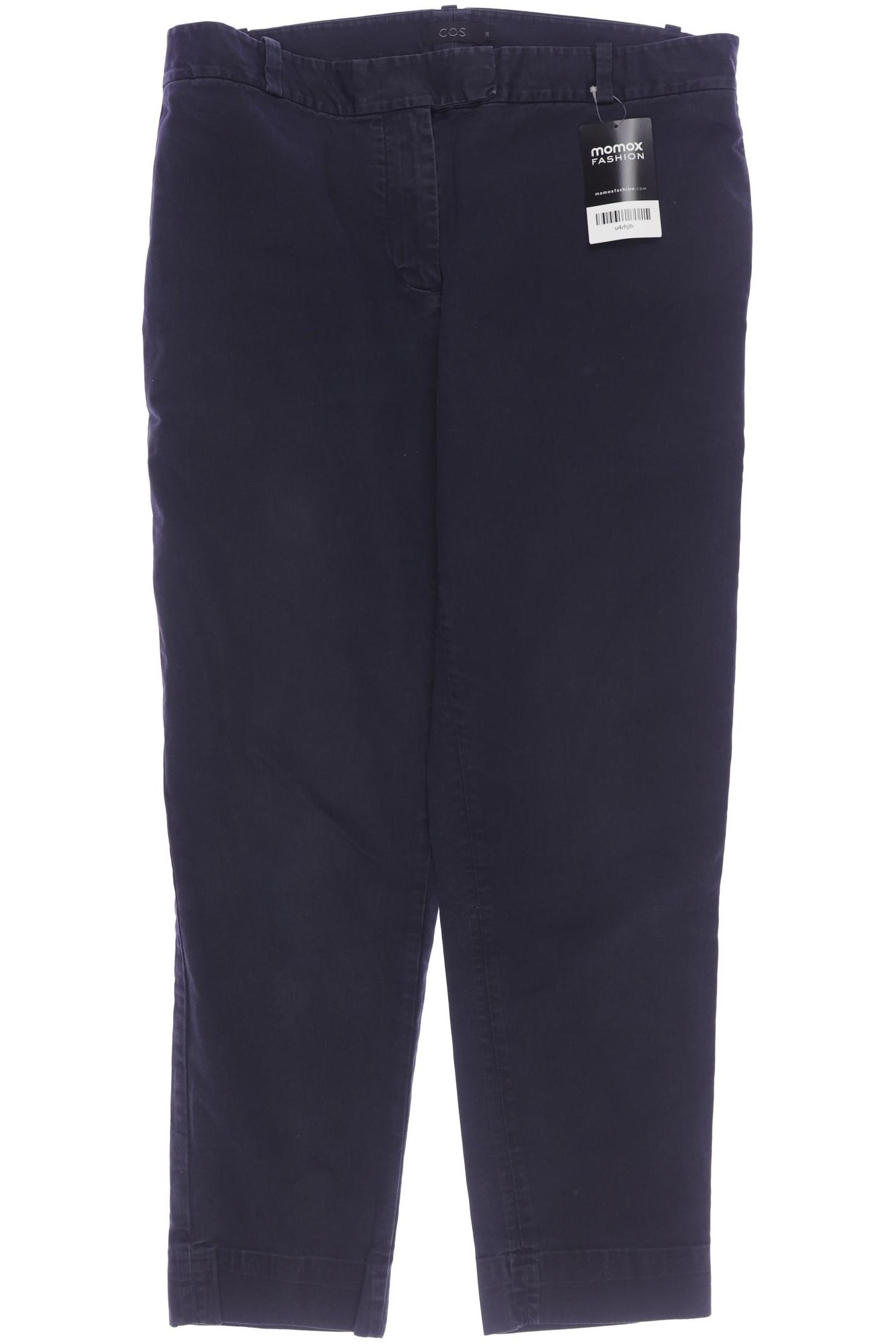 

COS Damen Stoffhose, marineblau, Gr. 38