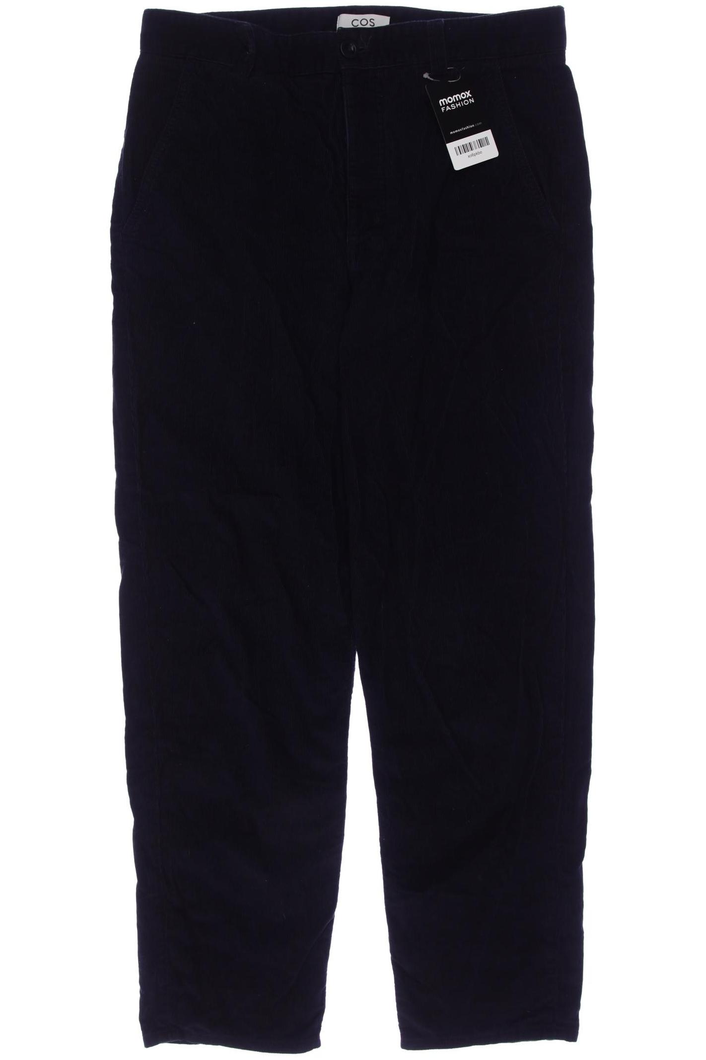 

COS Damen Stoffhose, marineblau, Gr. 38