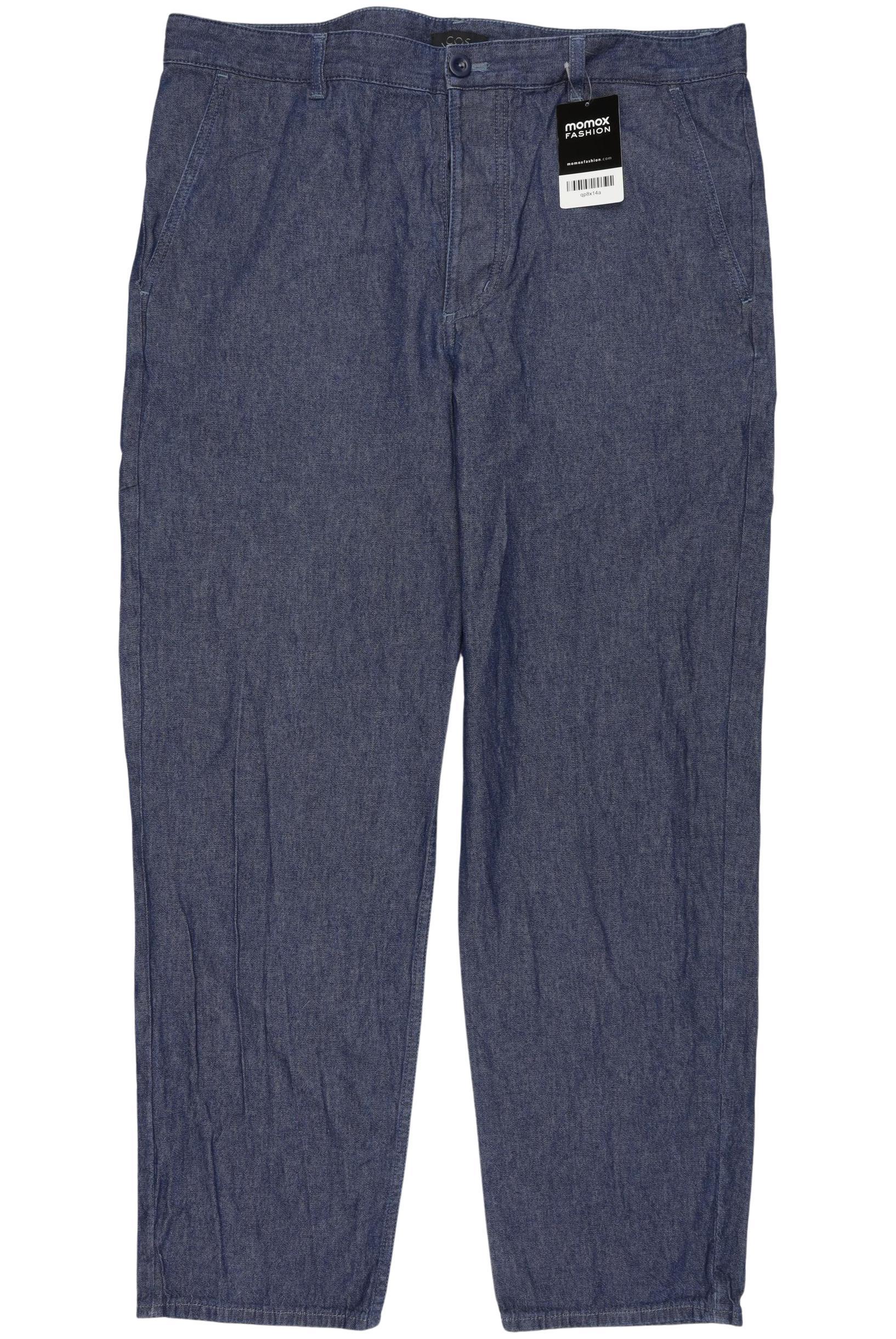 

COS Damen Stoffhose, marineblau, Gr. 42