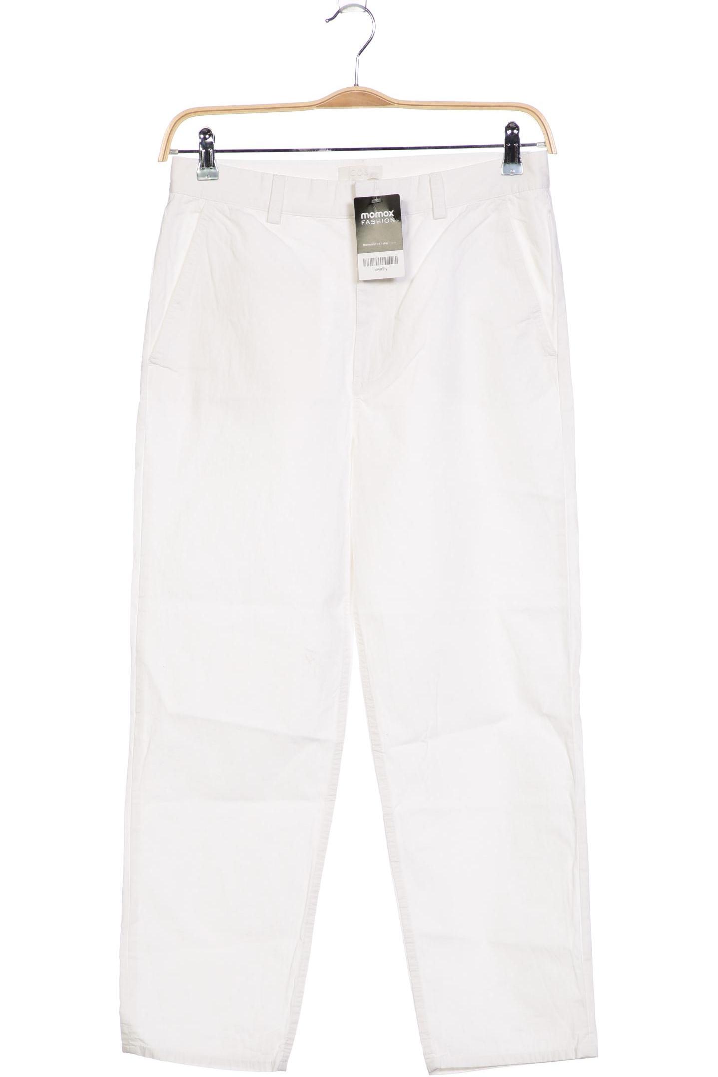 

COS Damen Stoffhose, weiß, Gr. 38