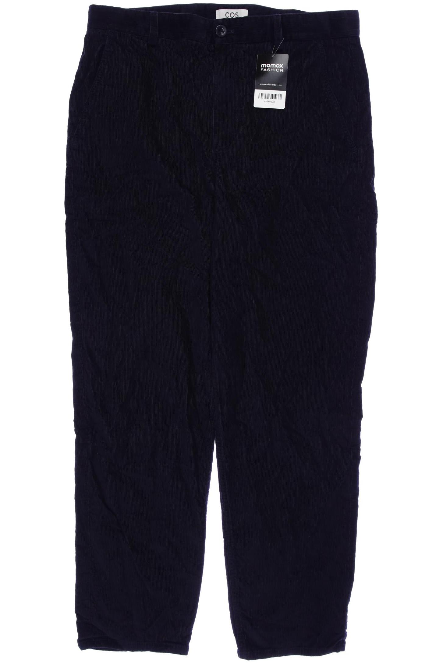 

COS Damen Stoffhose, marineblau, Gr. 42