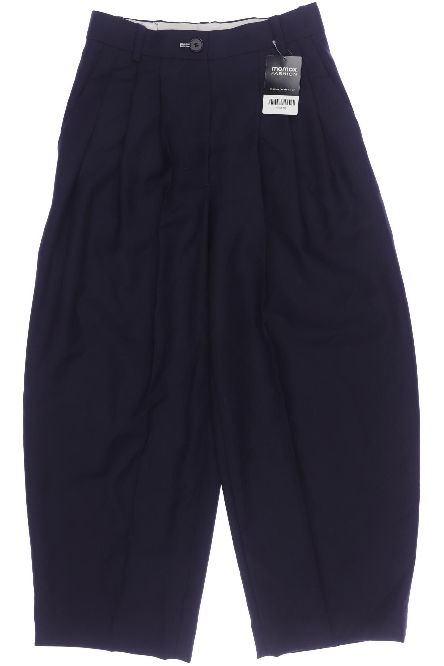 

COS Damen Stoffhose, marineblau, Gr. 34