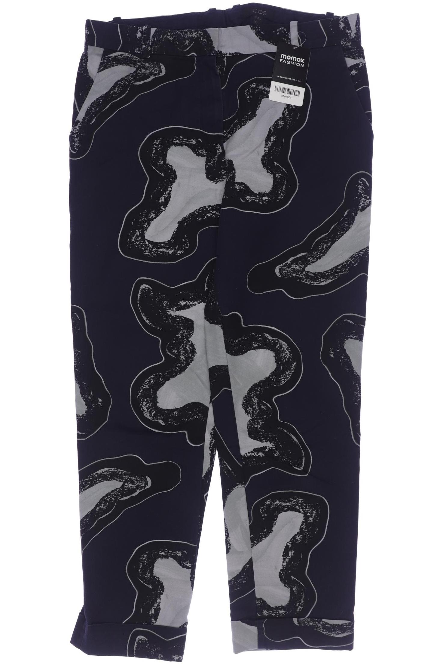 

COS Damen Stoffhose, marineblau, Gr. 38