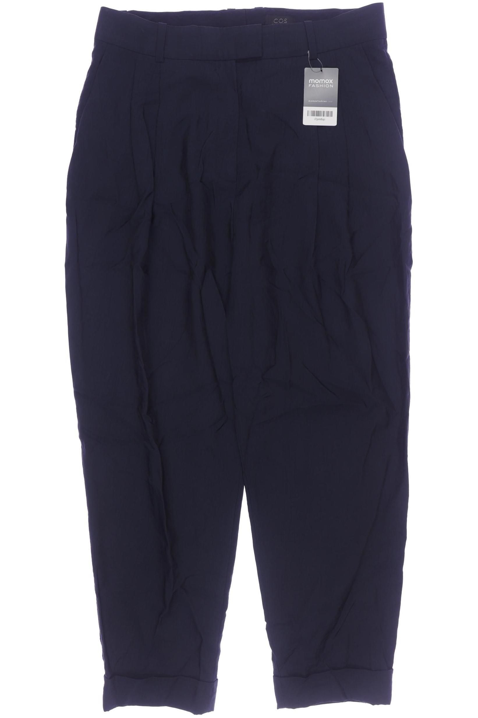 

COS Damen Stoffhose, marineblau, Gr. 44