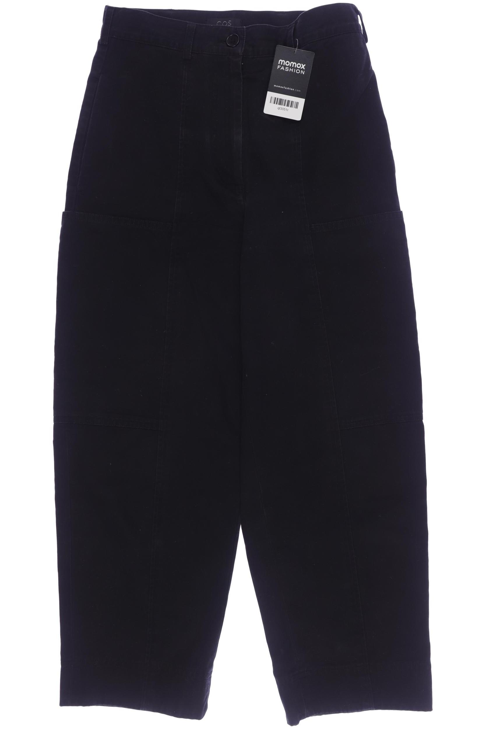 

COS Damen Stoffhose, marineblau, Gr. 34