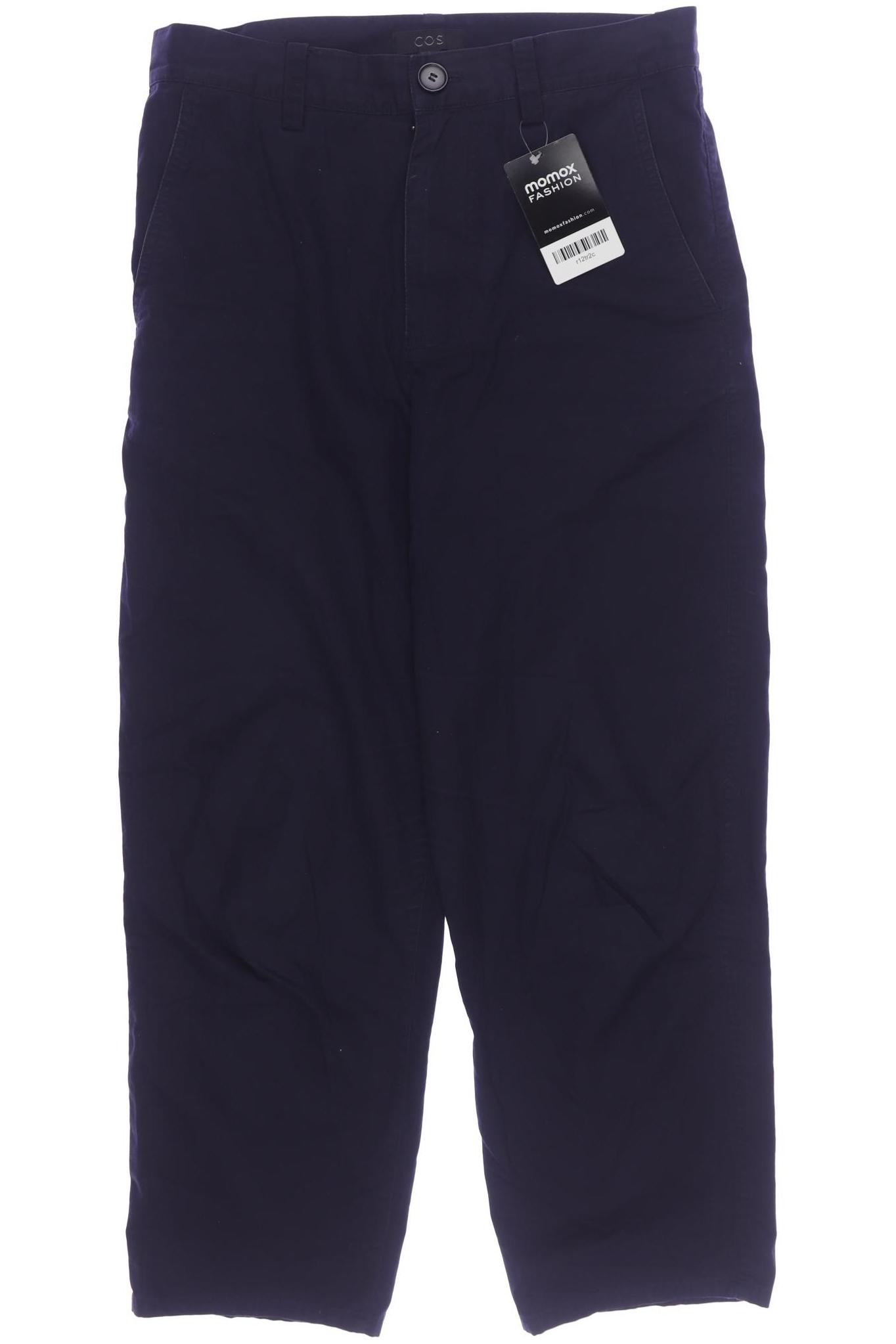 

COS Damen Stoffhose, marineblau, Gr. 34