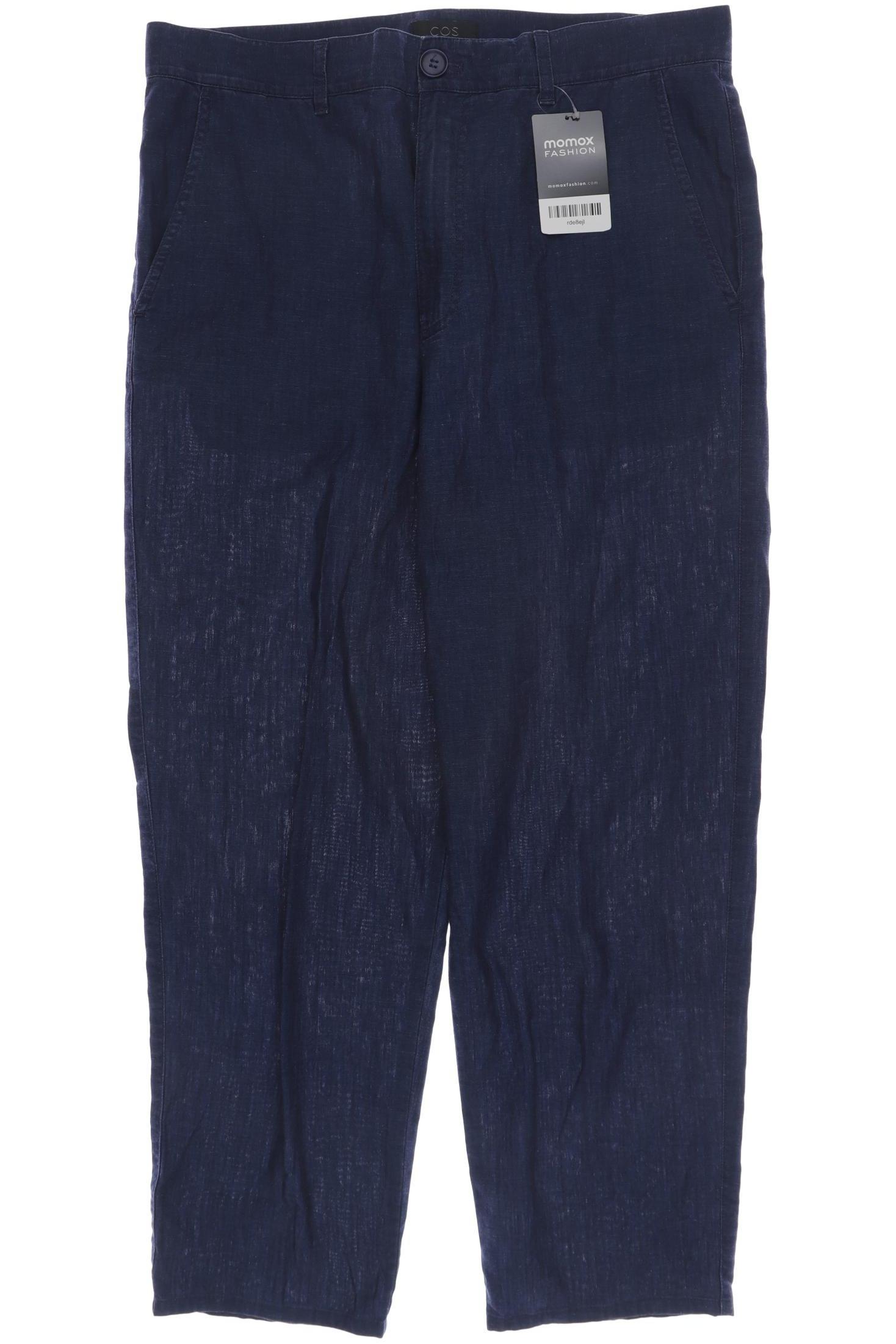 

COS Damen Stoffhose, marineblau, Gr. 38