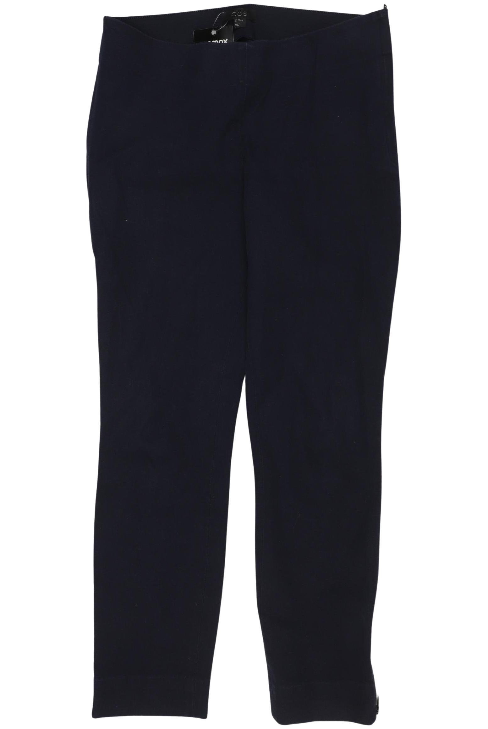 

COS Damen Stoffhose, marineblau, Gr. 38