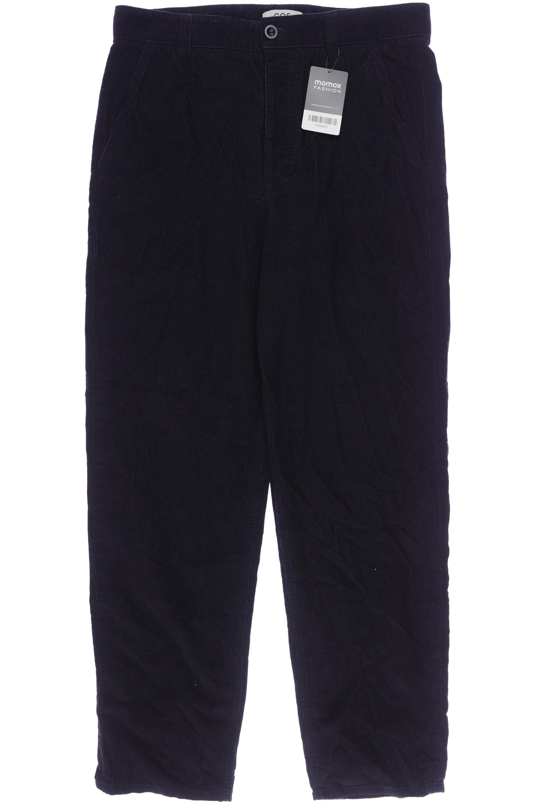 

COS Damen Stoffhose, marineblau, Gr. 38