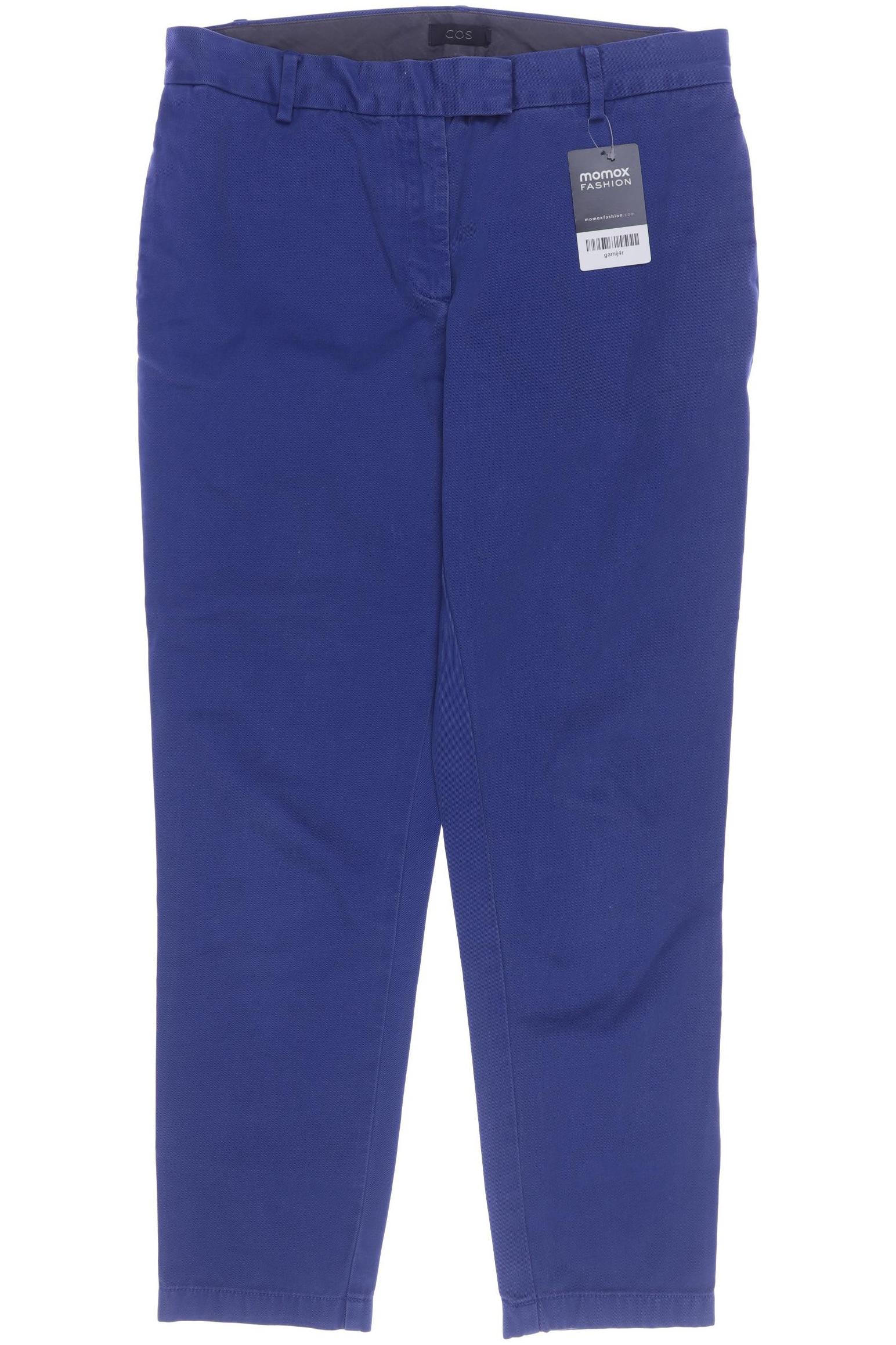 

COS Damen Stoffhose, marineblau, Gr. 38