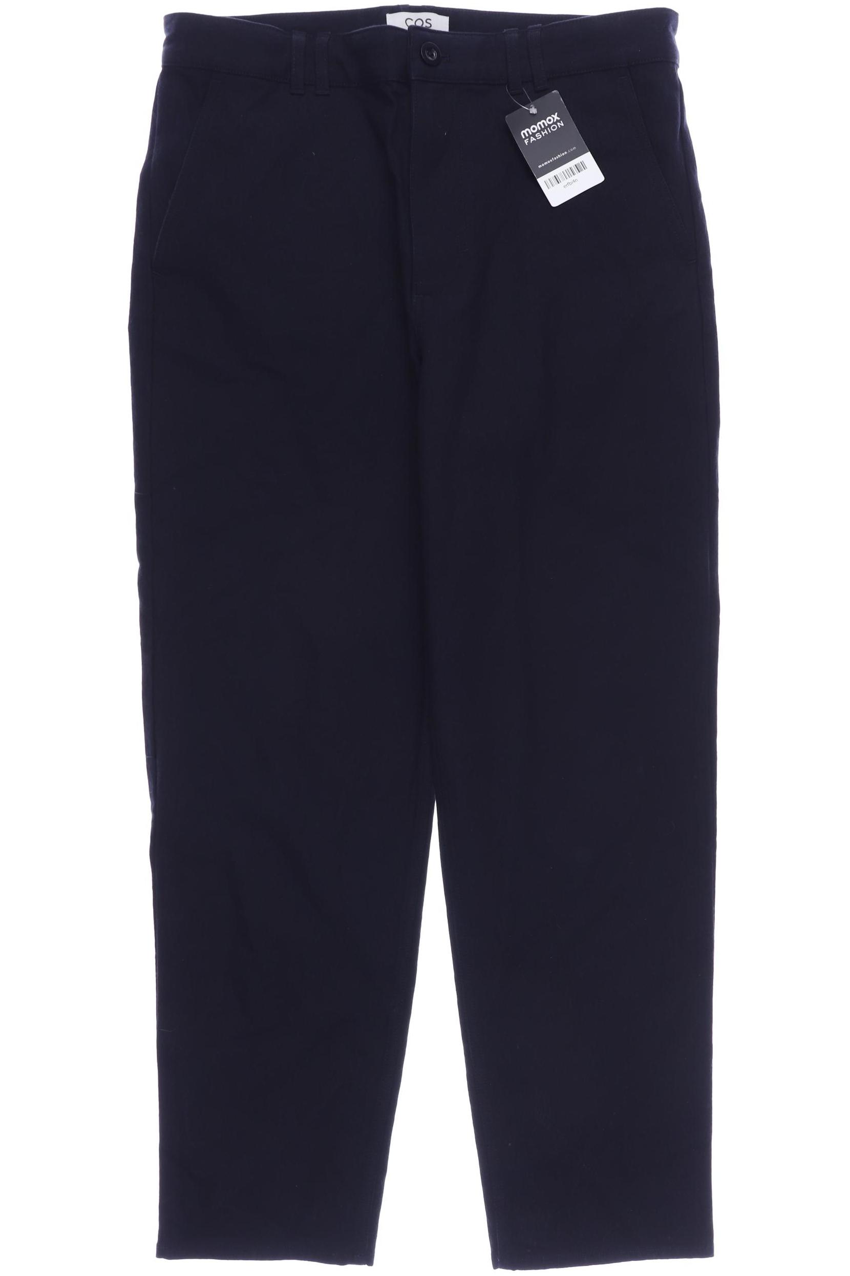 

COS Damen Stoffhose, marineblau, Gr. 40