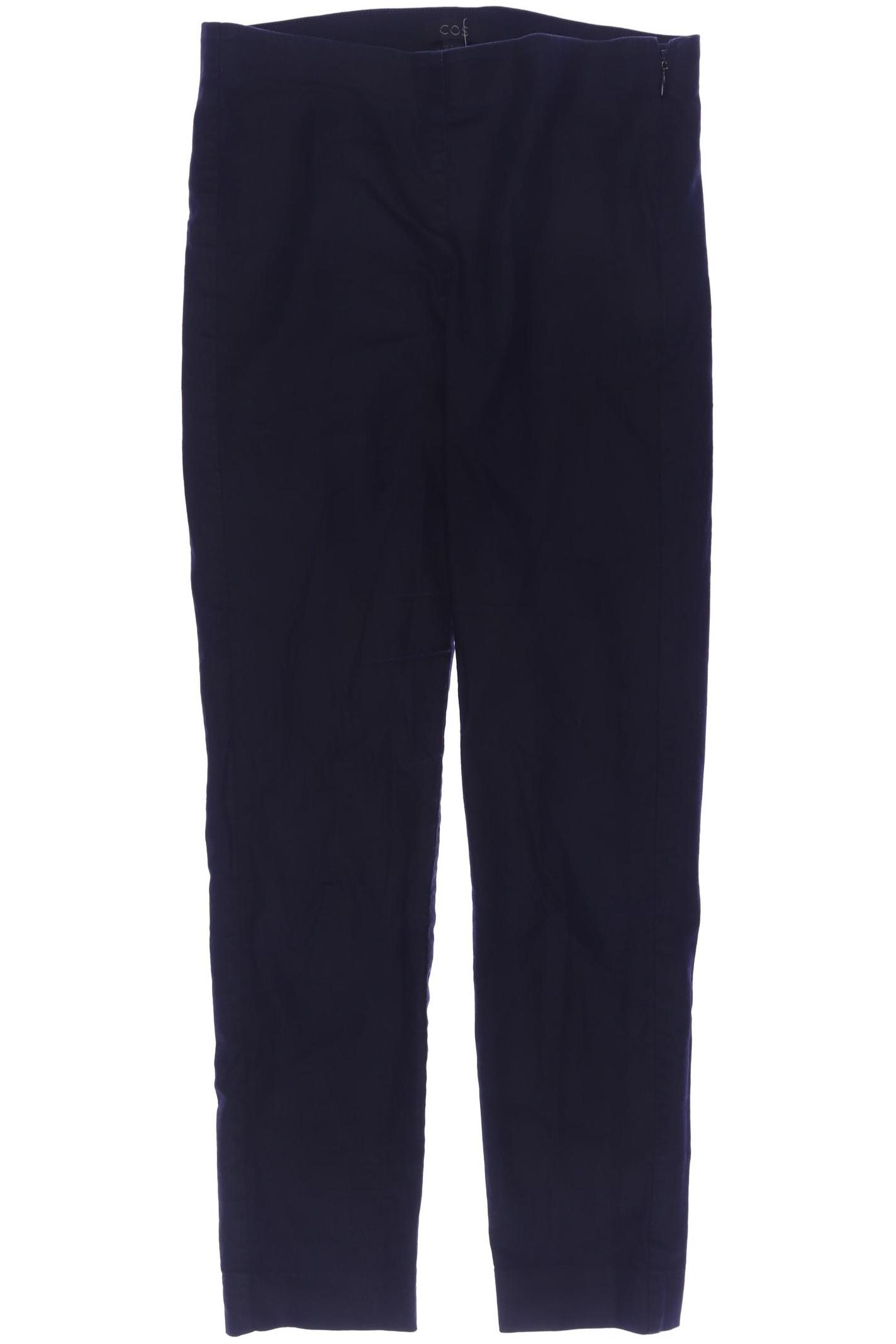 

COS Damen Stoffhose, marineblau, Gr. 34