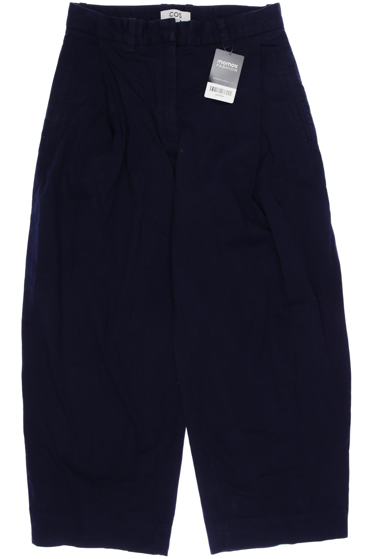 

COS Damen Stoffhose, marineblau, Gr. 36