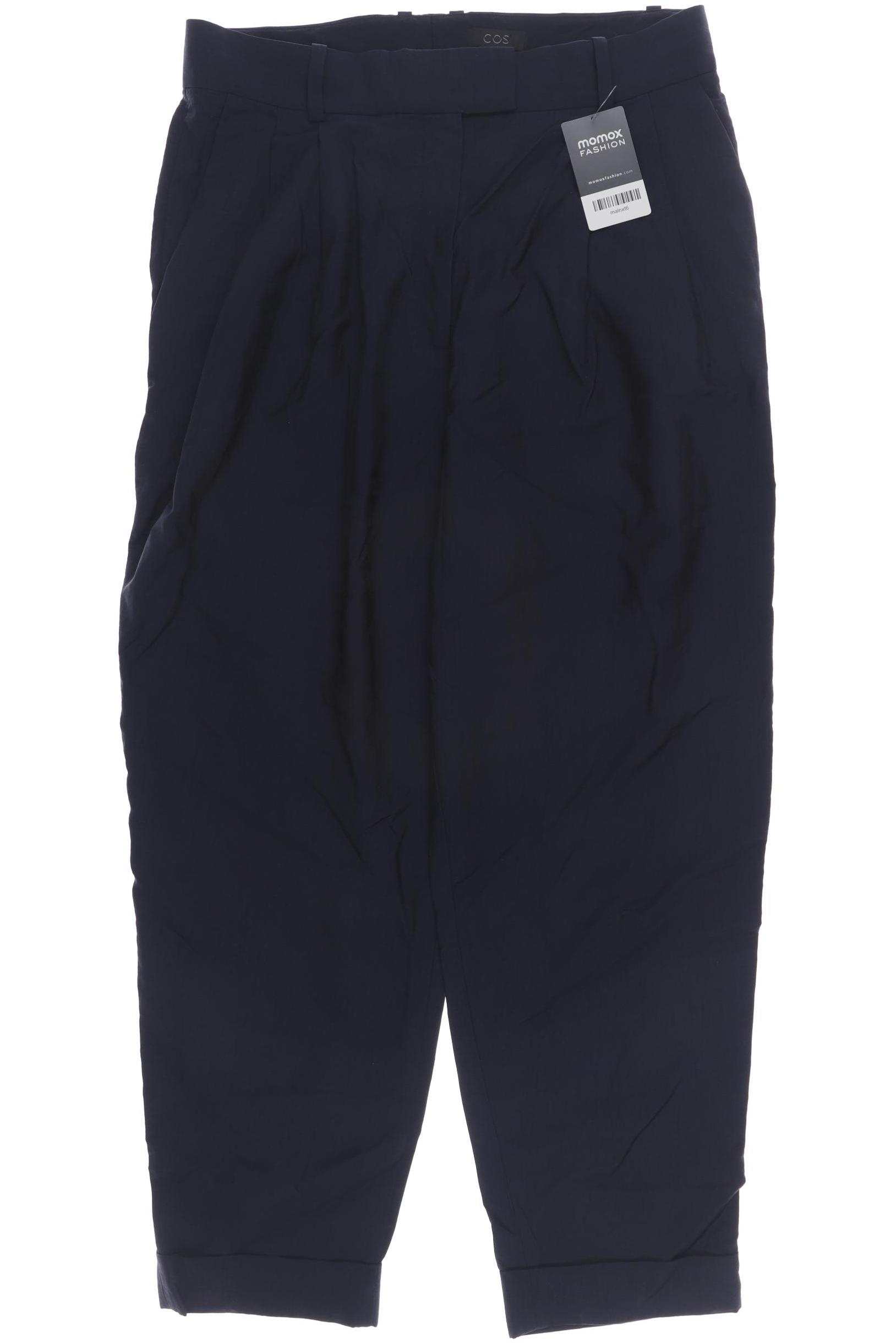 

COS Damen Stoffhose, marineblau, Gr. 42