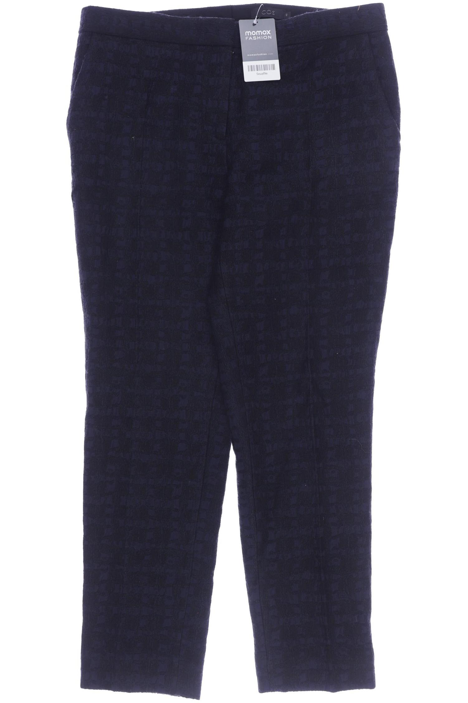 

COS Damen Stoffhose, marineblau, Gr. 40