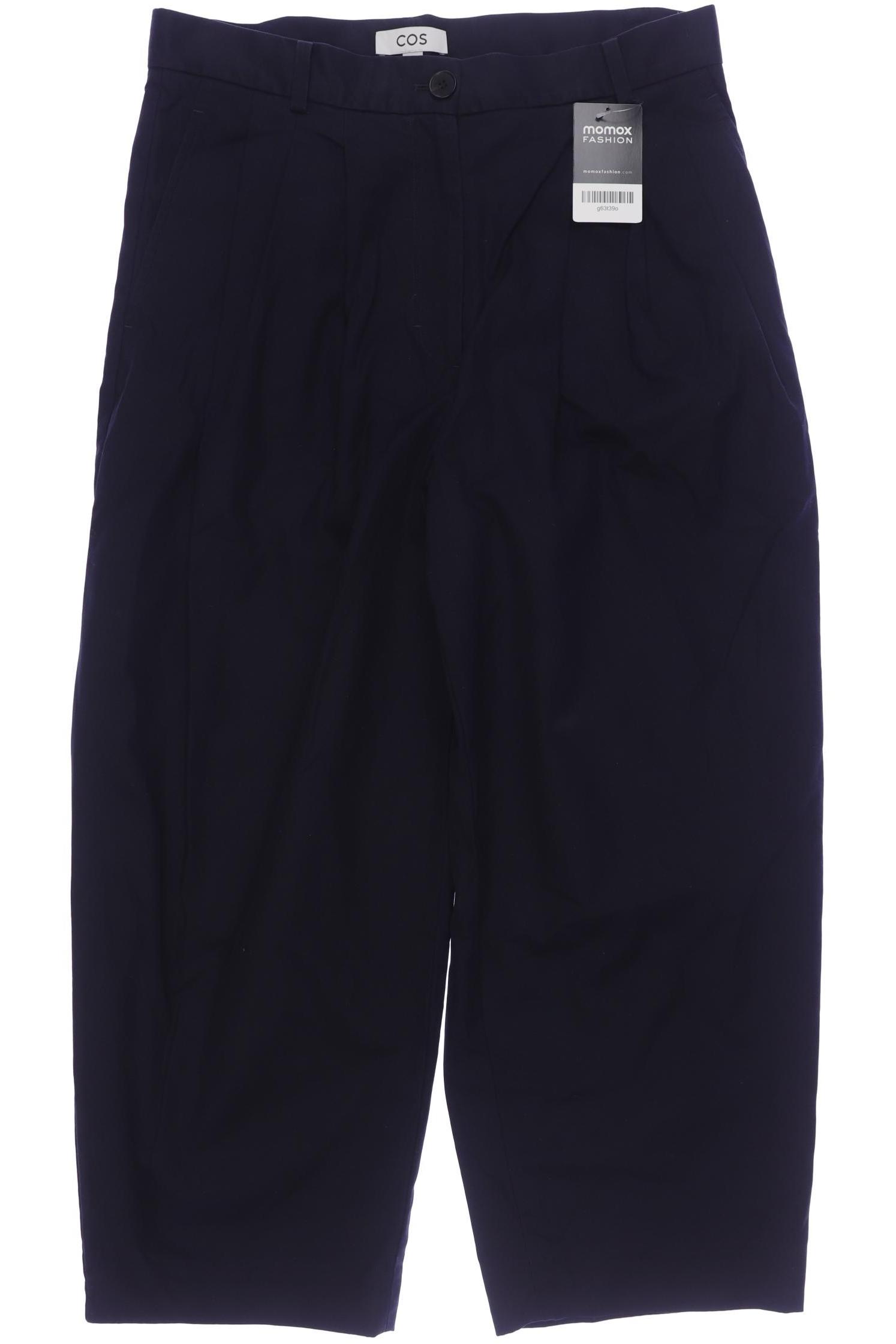 

COS Damen Stoffhose, marineblau, Gr. 40