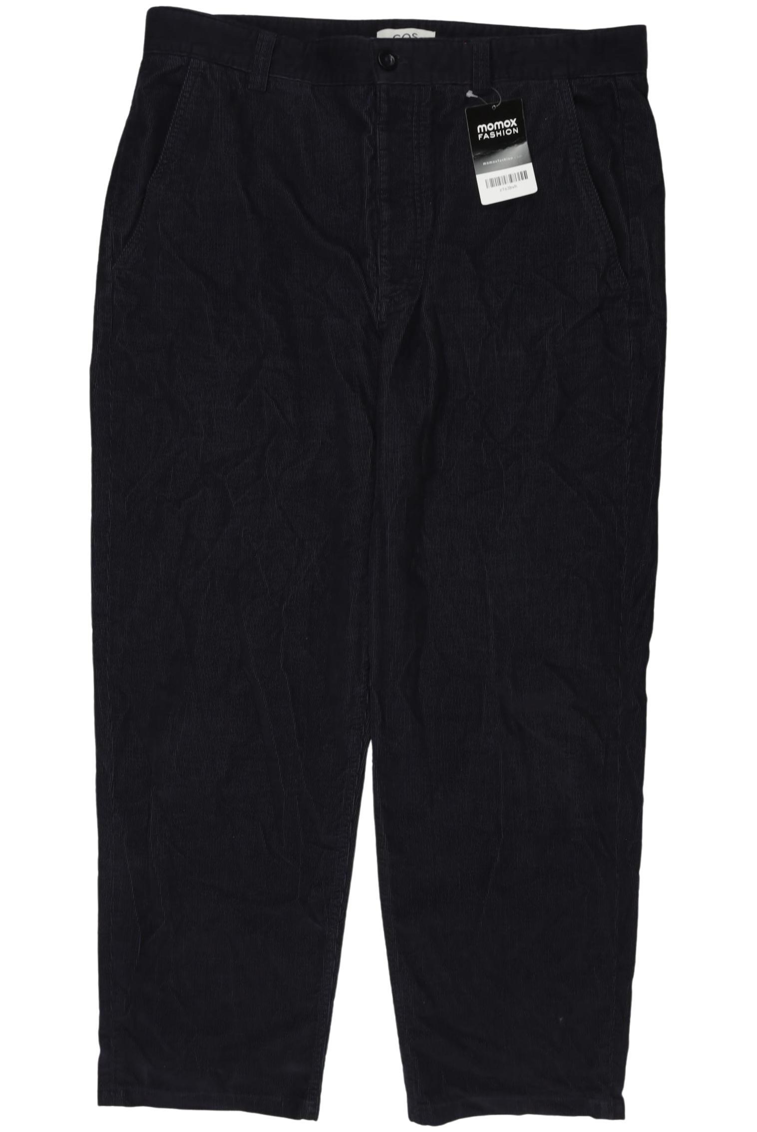 

COS Damen Stoffhose, marineblau, Gr. 42