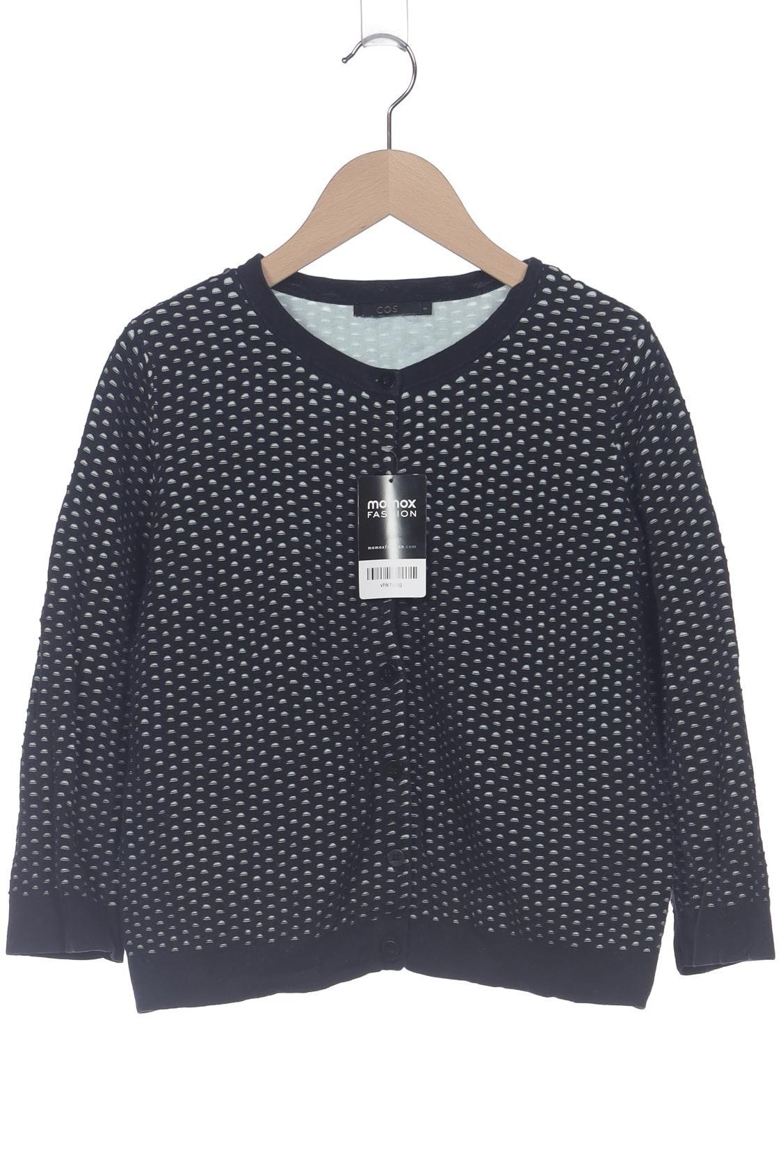 

COS Damen Strickjacke, marineblau, Gr. 36